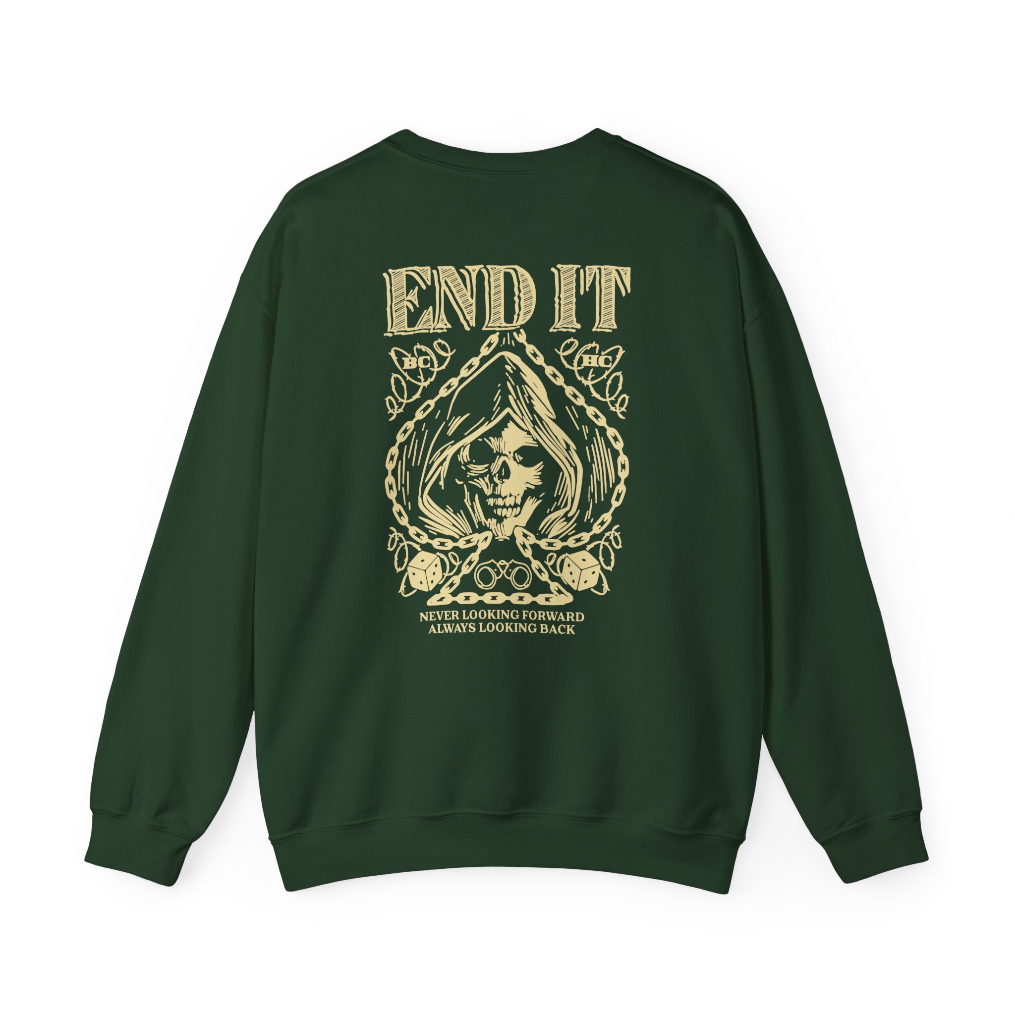 End It Spade Reaper Unisex Heavy Blendâ„¢ Crewneck Sweatshirt