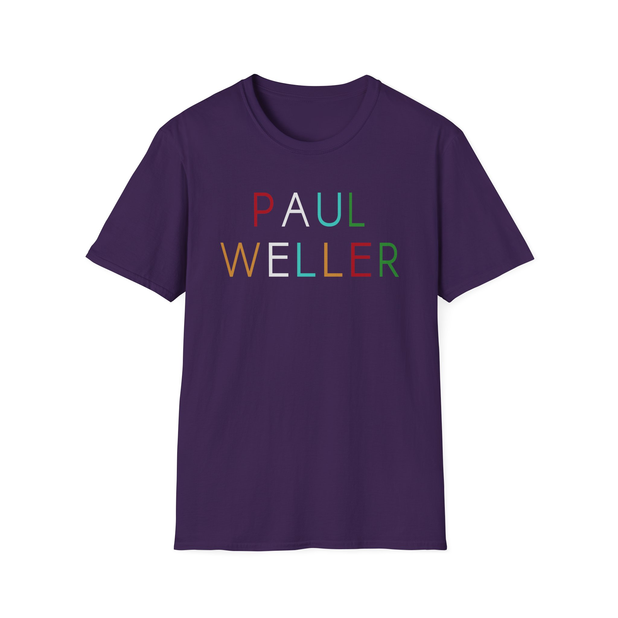 PW Multicolour Logo Unisex Softstyle T-Shirt