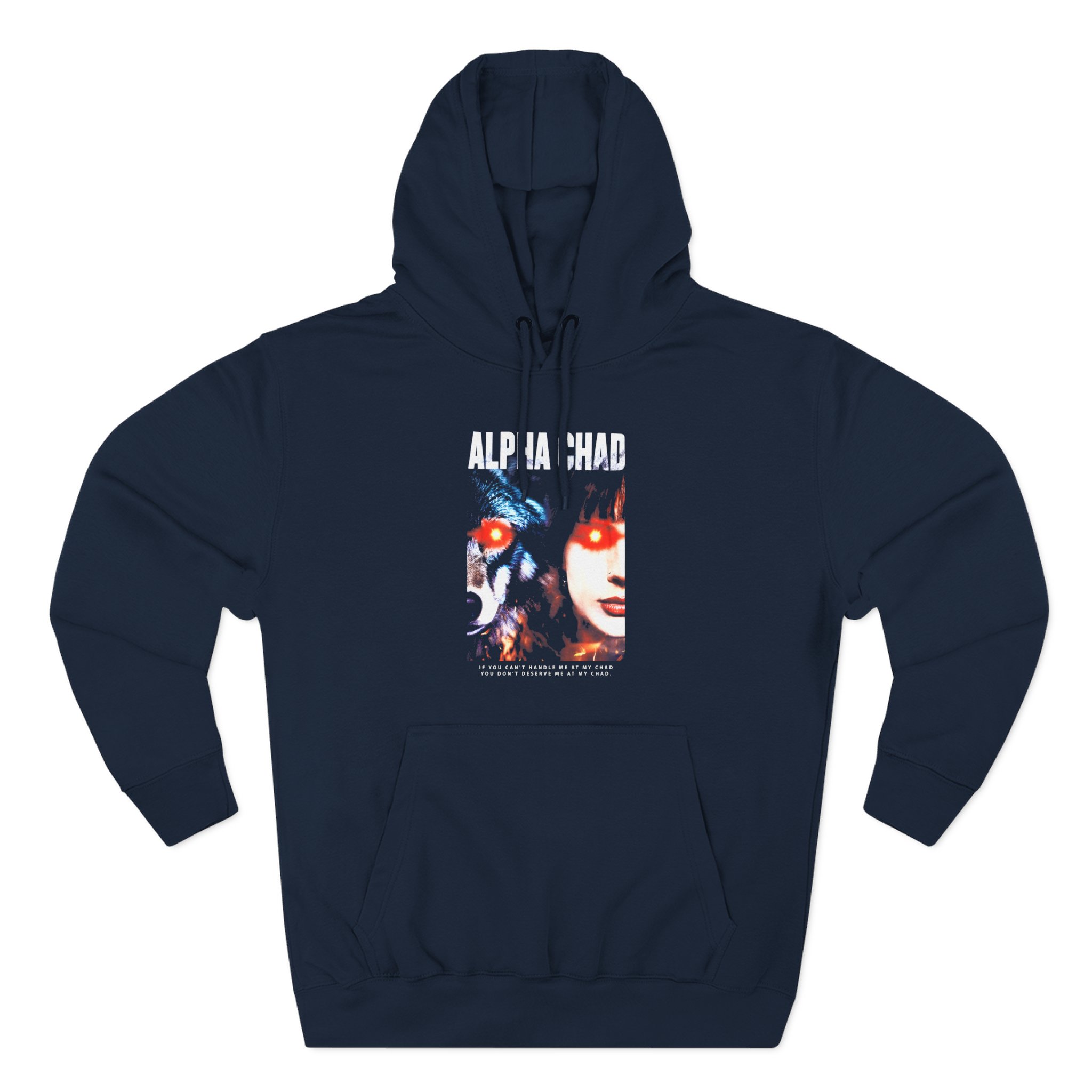 Chad Chad Alpha Chad Three-Panel Fleece Hoodie