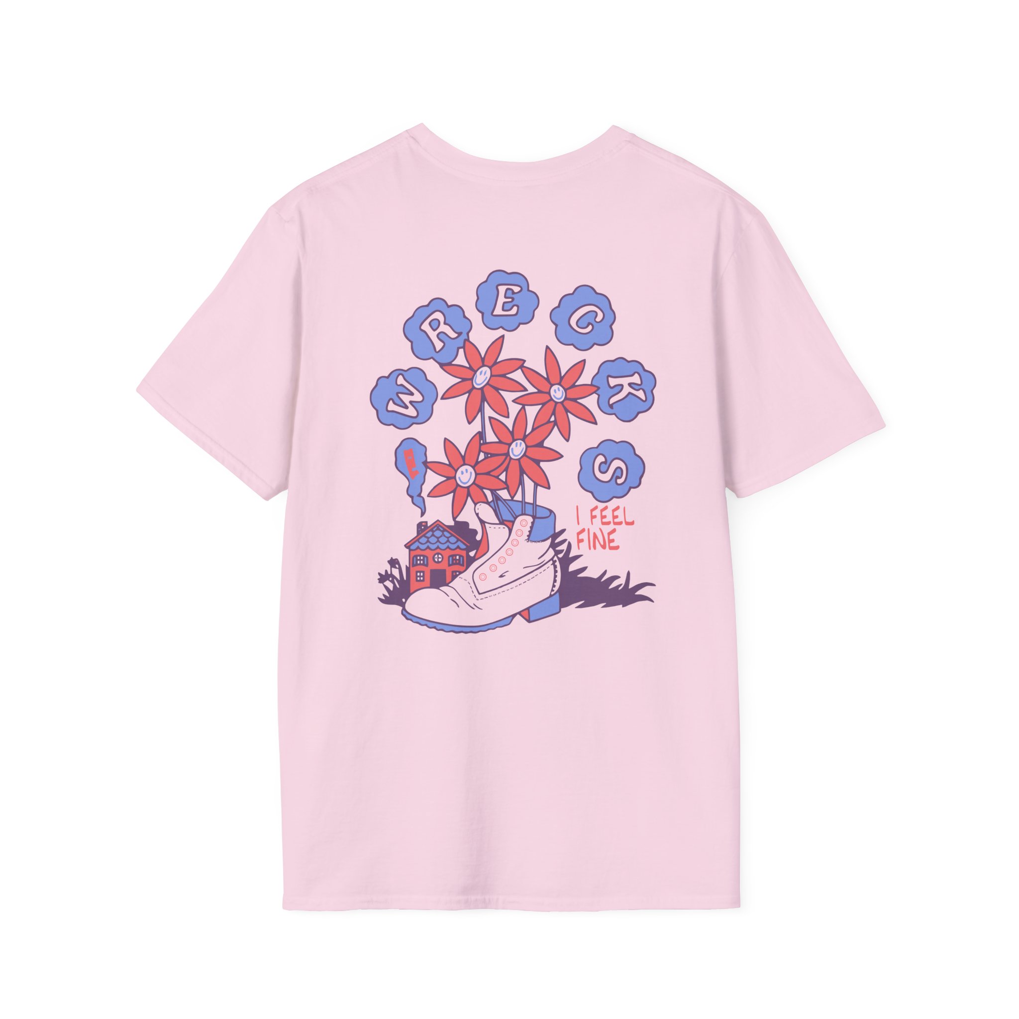The Wrecks Floral Unisex Softstyle T-Shirt