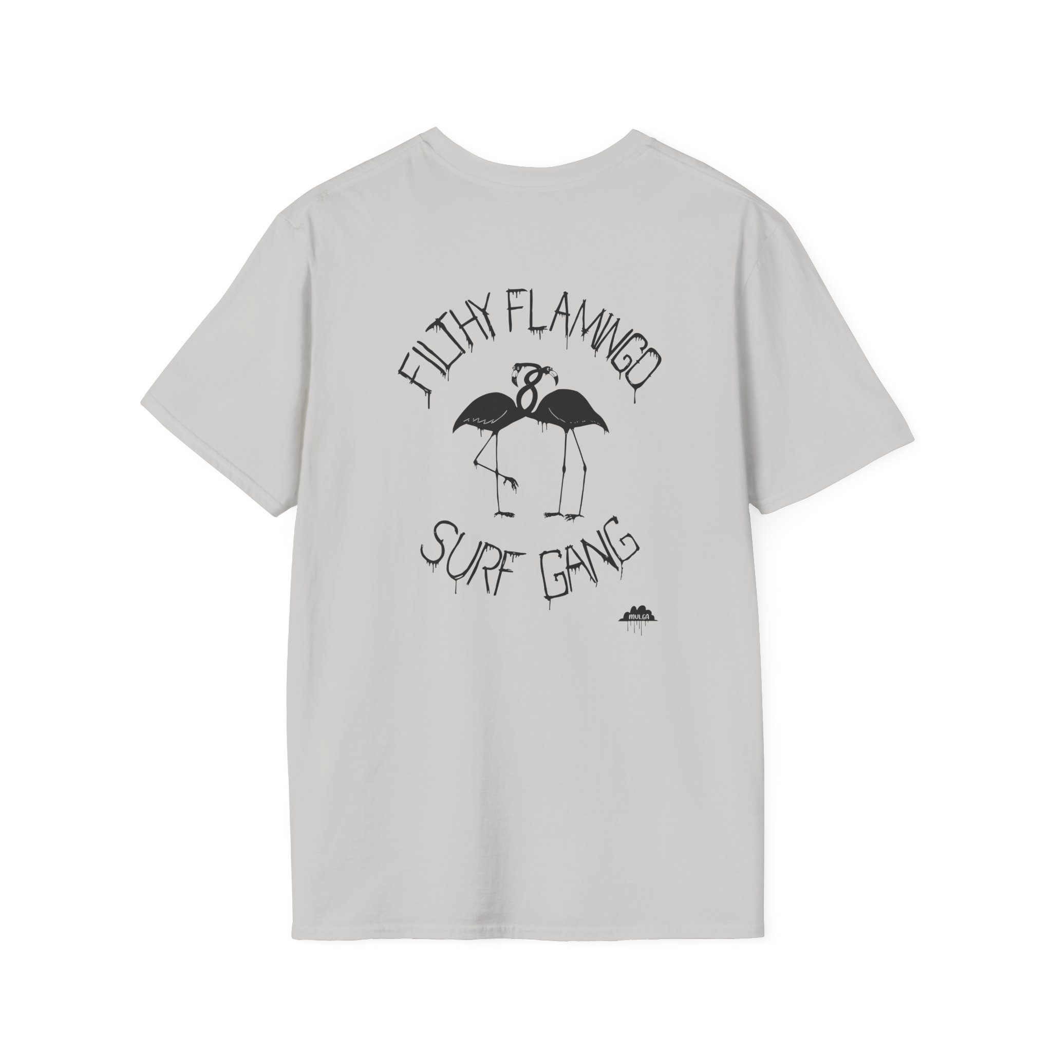 Surf Gang Filthy Flamingo Unisex Softstyle T-Shirt