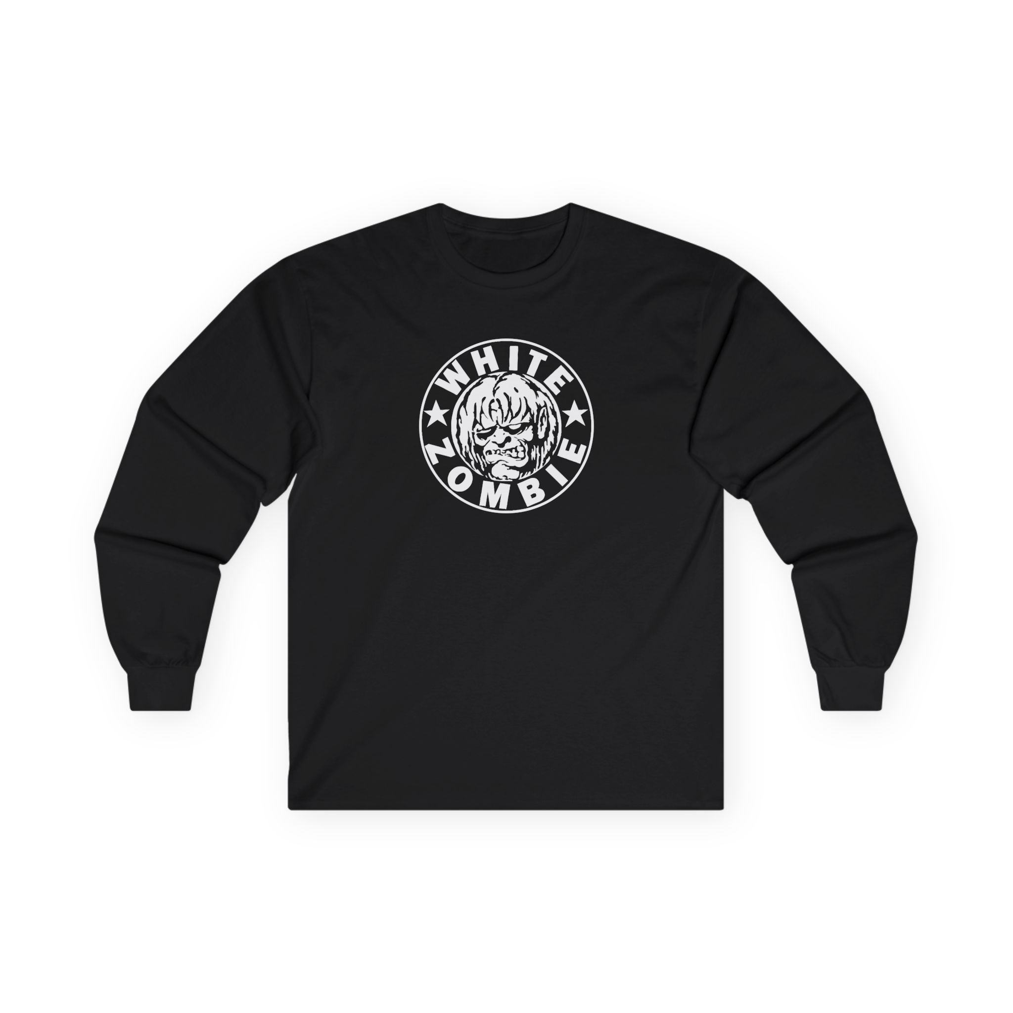 White Zombie Circle Logo Unisex Ultra Cotton Long Sleeve Tee