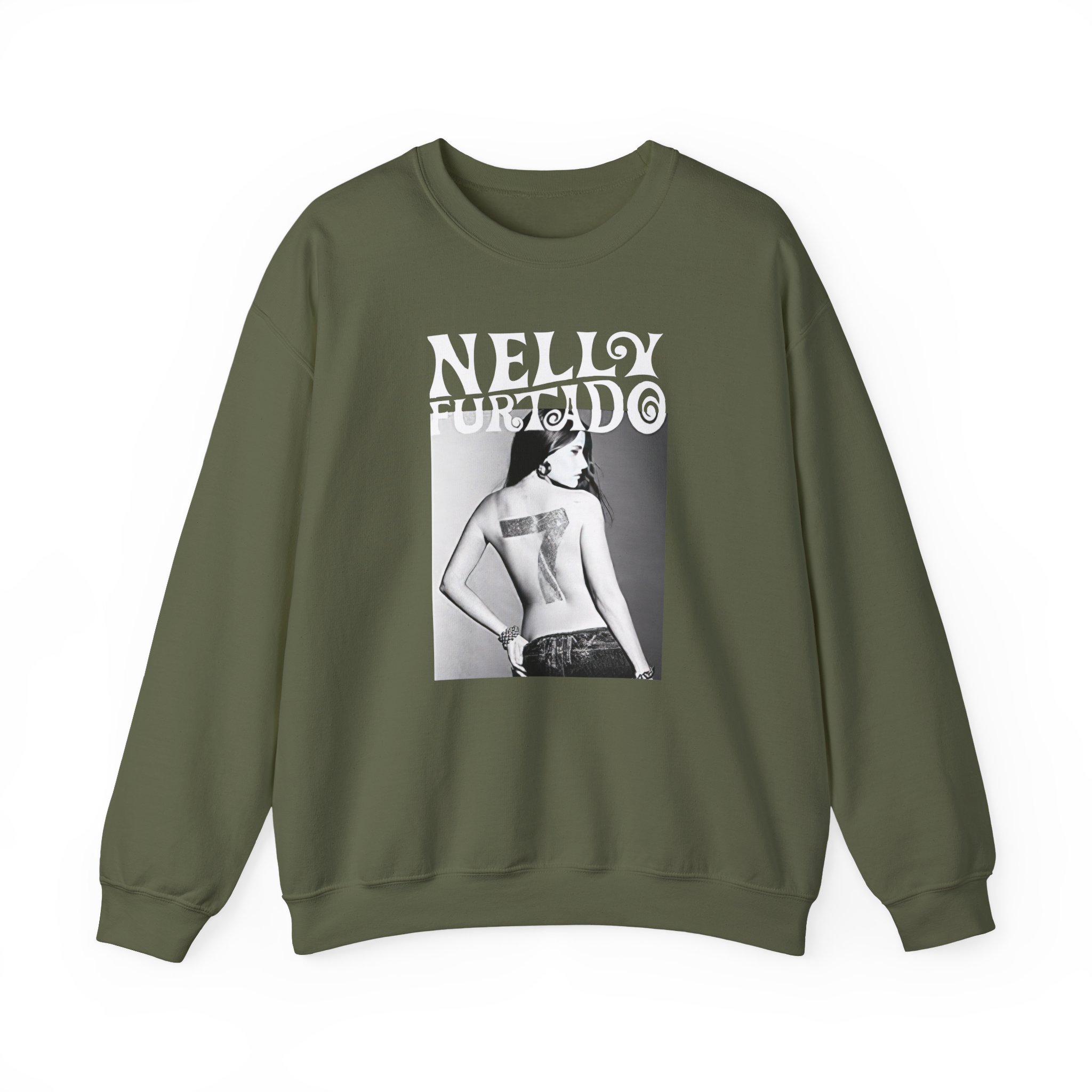 Nelly Furtado 7 Album Unisex Heavy Blend Crewneck Sweatshirt