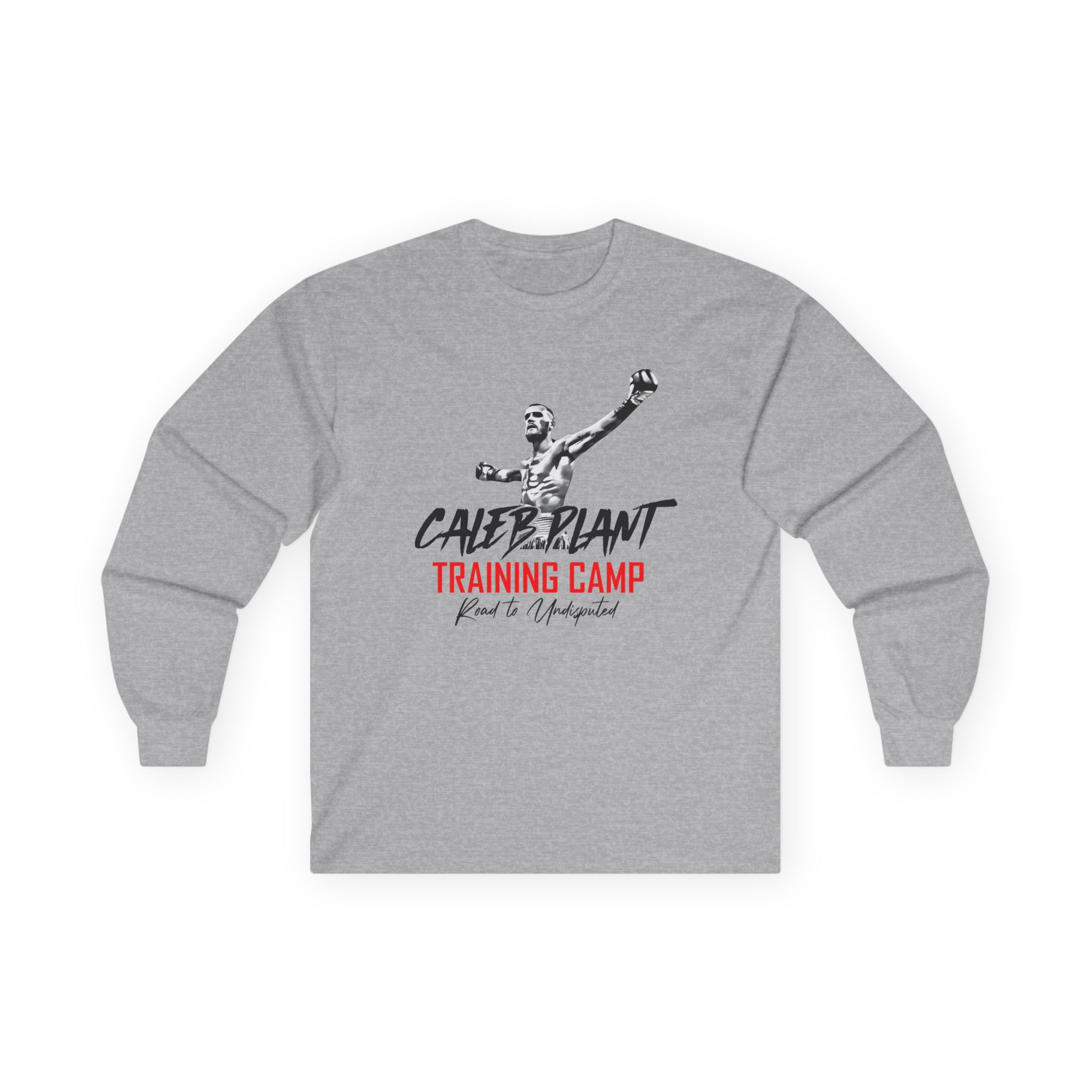 Caleb Plant Training Camp W/ Image Unisex Ultra Cotton Long Sleeve Tee