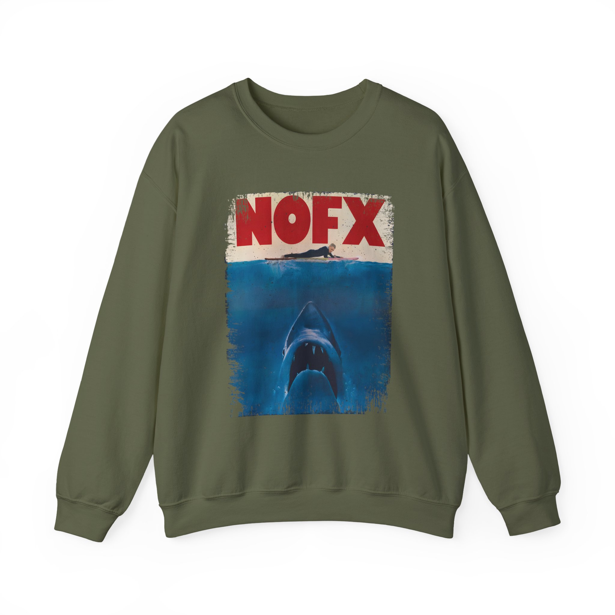 Nofx Surfer Unisex Heavy Blendâ„¢ Crewneck Sweatshirt