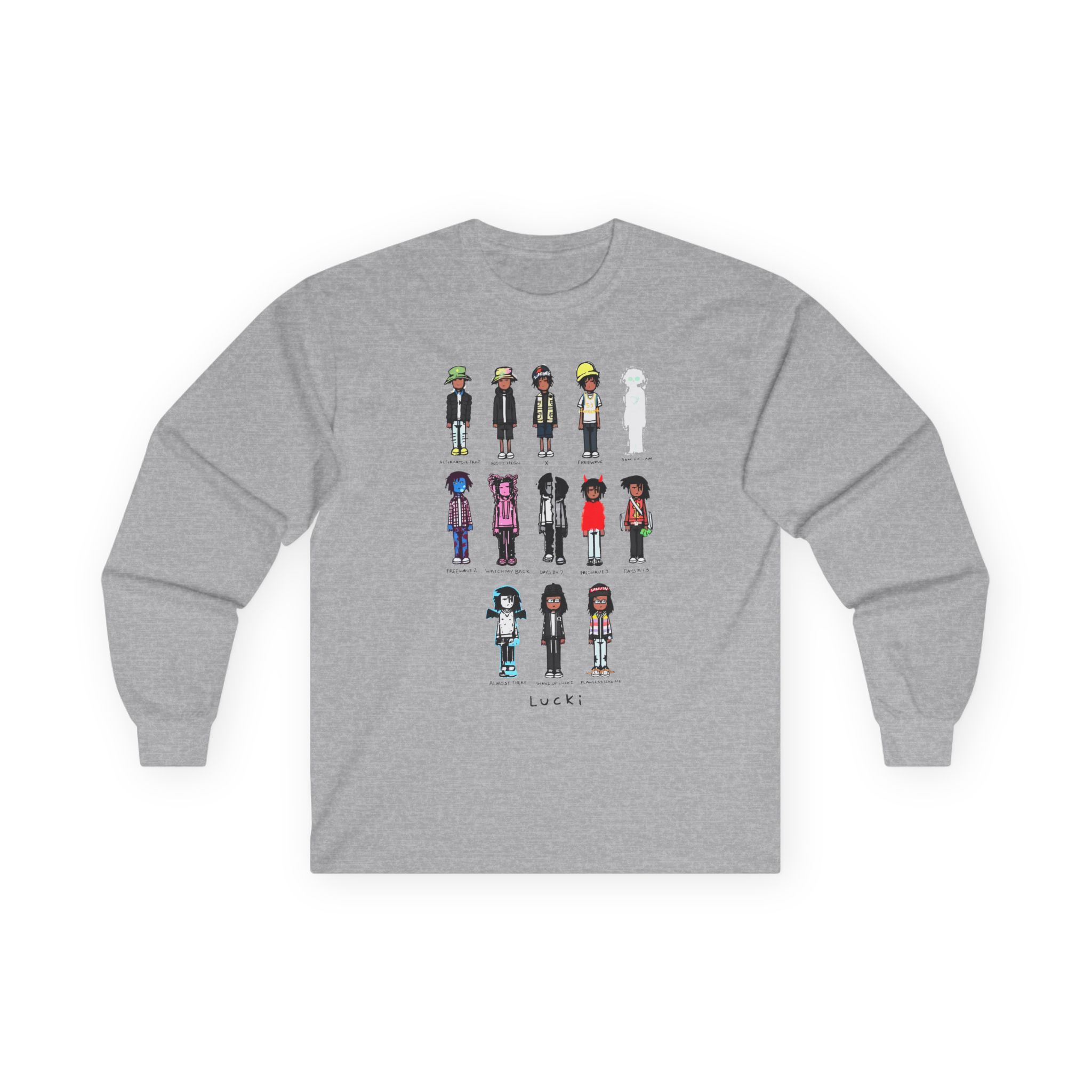 Lucki Eck$ Discography Evolution Unisex Ultra Cotton Long Sleeve Tee