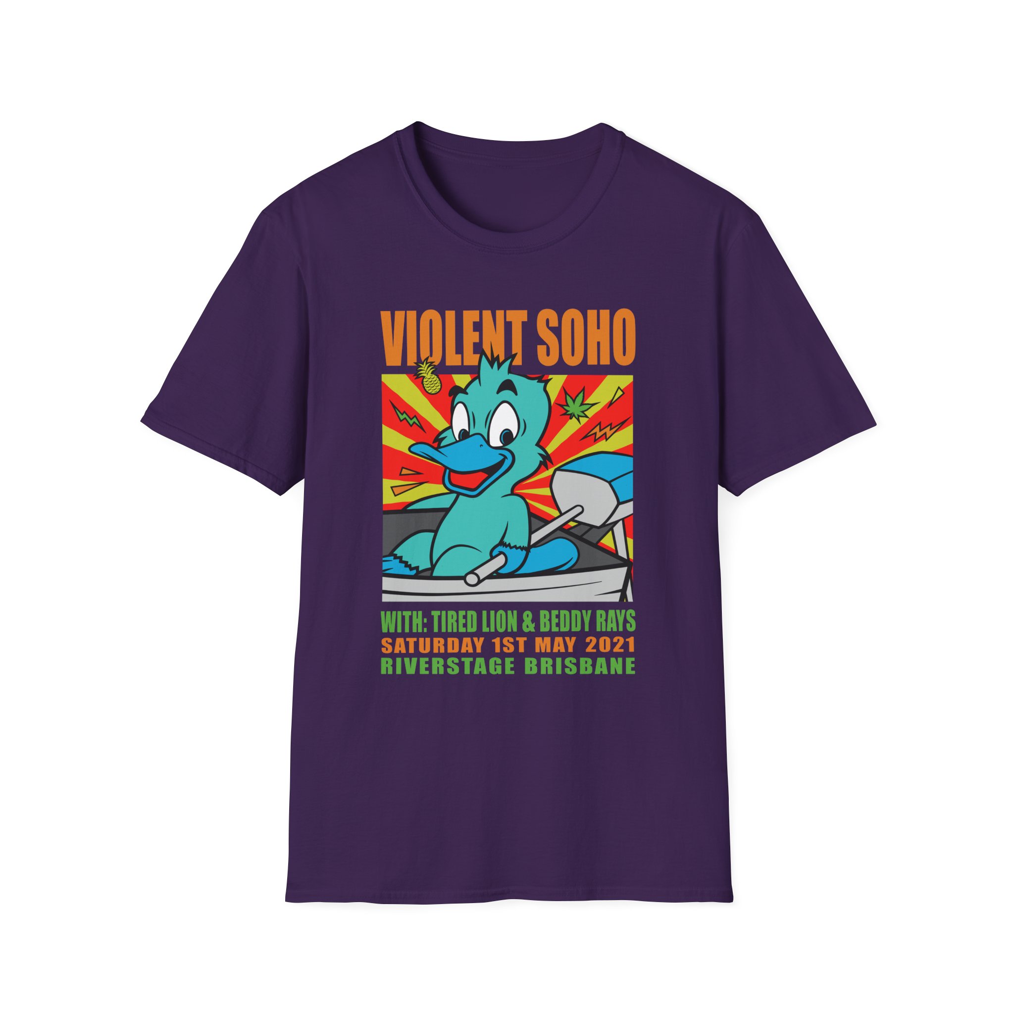 Violent Soho Event Poster Unisex Softstyle T-Shirt