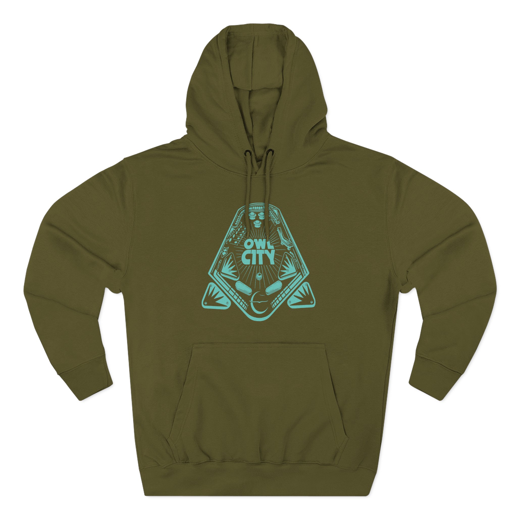 Owl City Pinball Three-Panel Fleece Hoodie