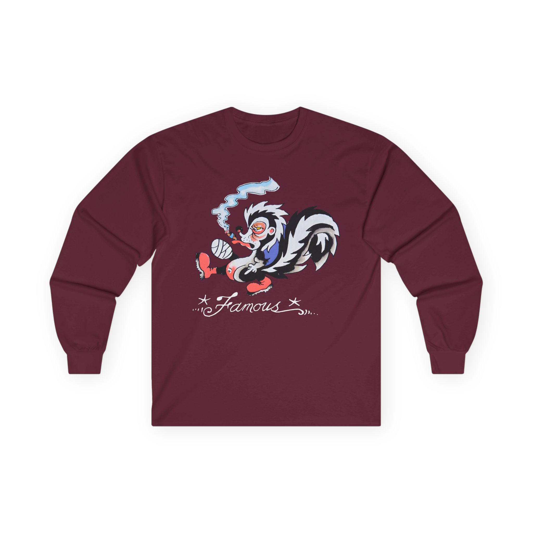 Kim Petras Famous Skunk Boxy Unisex Ultra Cotton Long Sleeve Tee