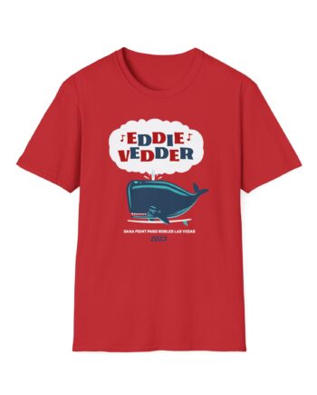 Eddie Vedder Whale Unisex Softstyle T-Shirt