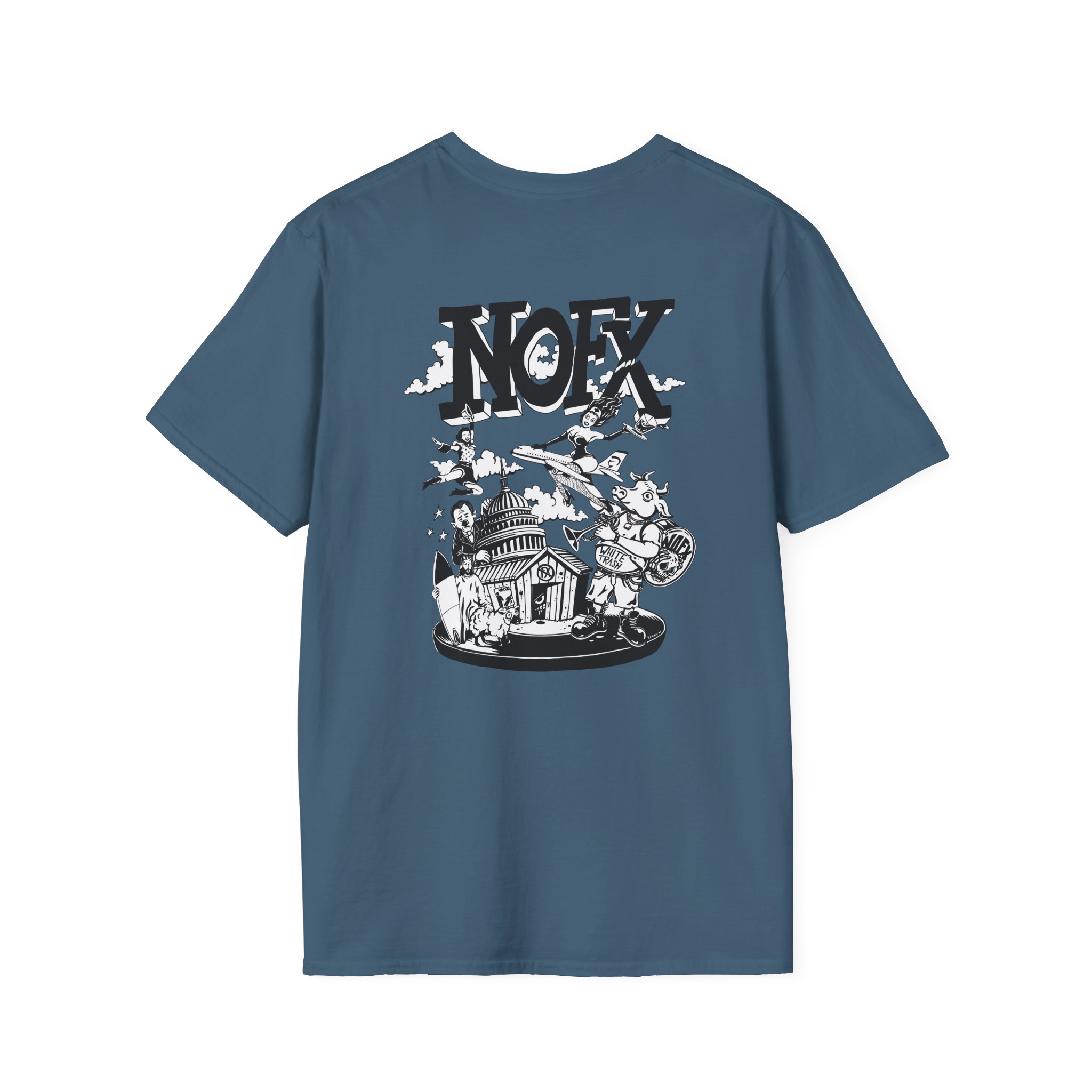 Nofx Allbums Unisex Softstyle T-Shirt