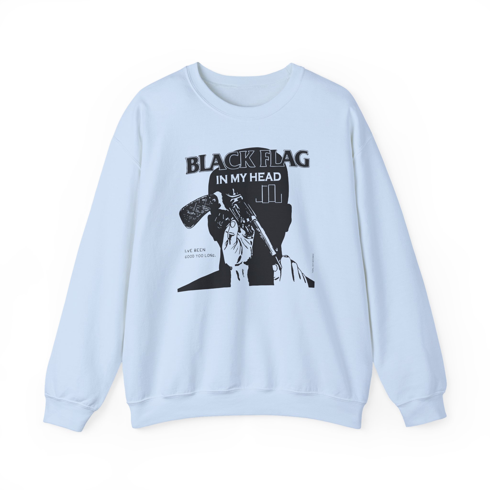Black Flag in My Head Unisex Heavy Blendâ„¢ Crewneck Sweatshirt