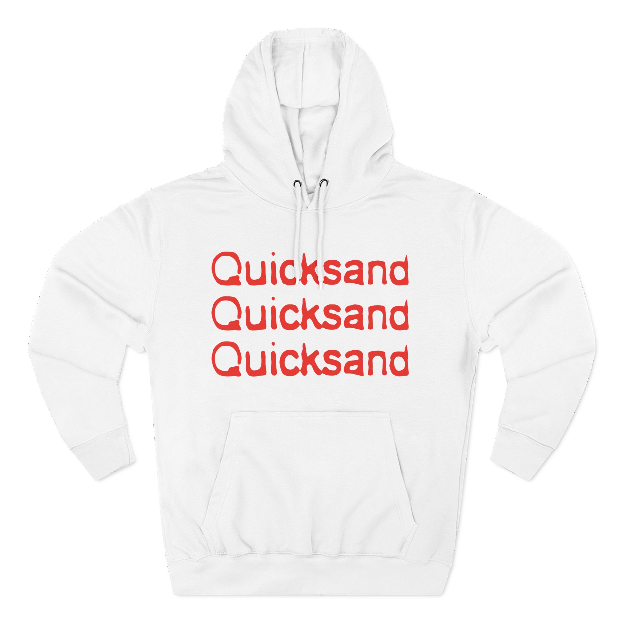Quicksand Logo Three-Panel Fleece Hoodie
