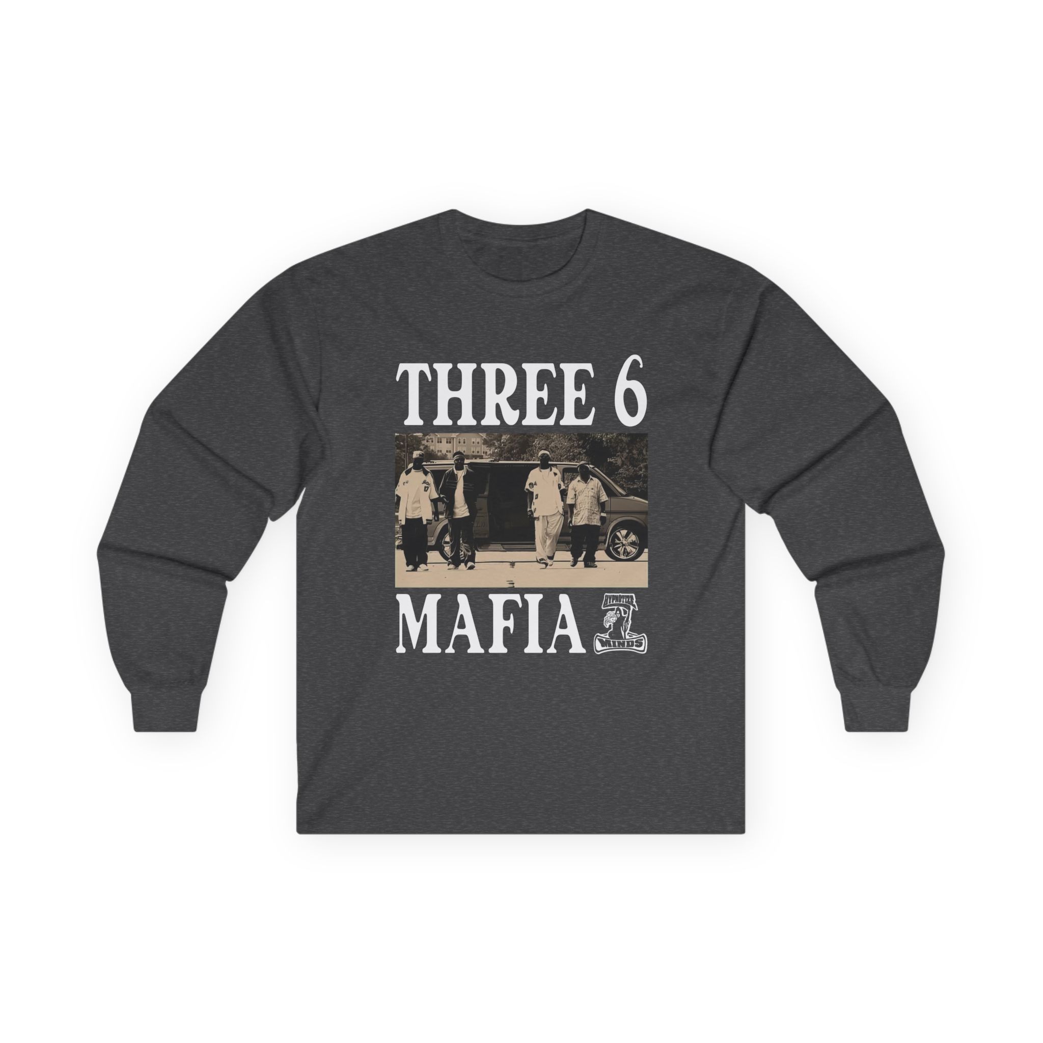 Three 6 Mafia Ridin Spinners Unisex Ultra Cotton Long Sleeve Tee