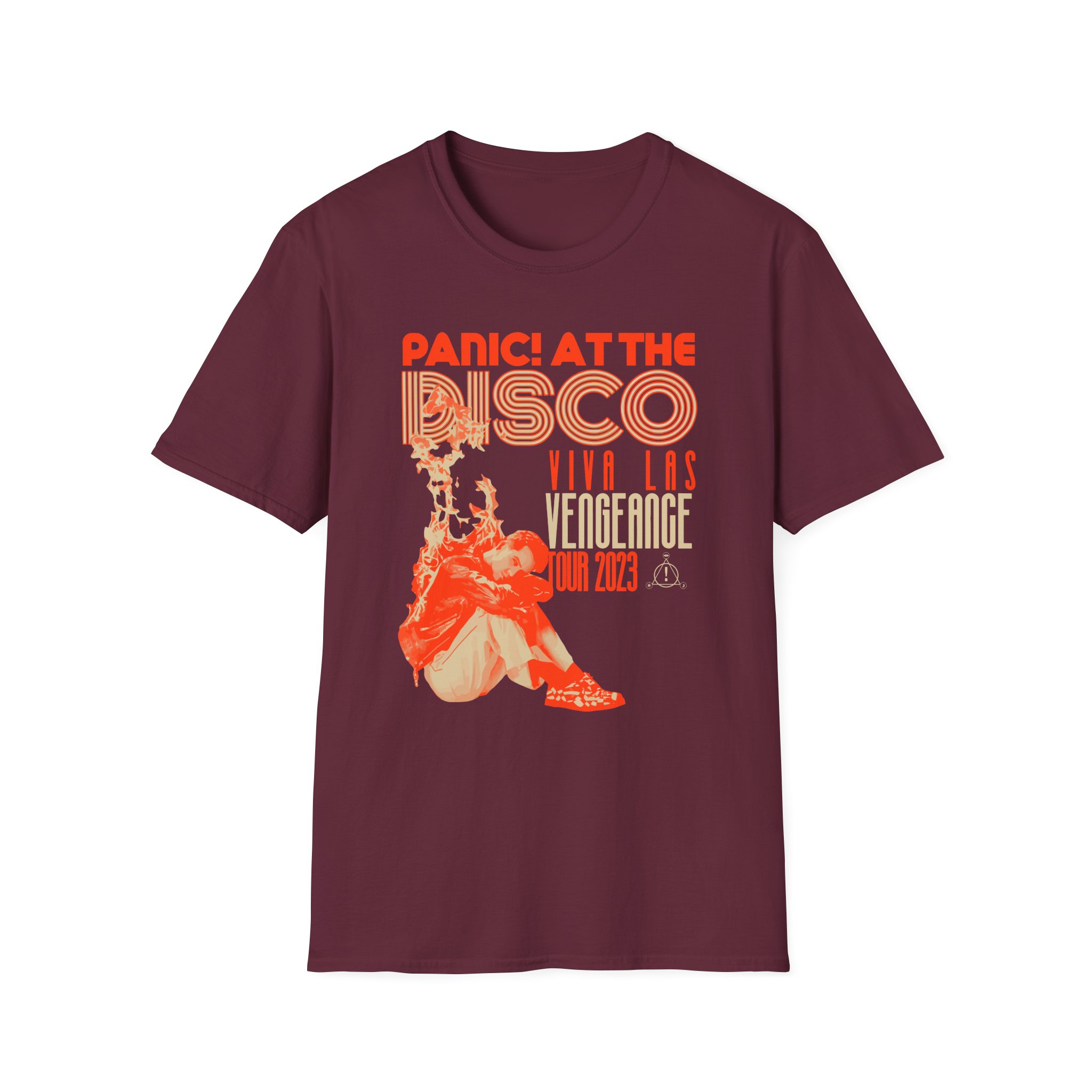 Panic at the Disco Eu/uk Flame Tour Unisex Softstyle T-Shirt