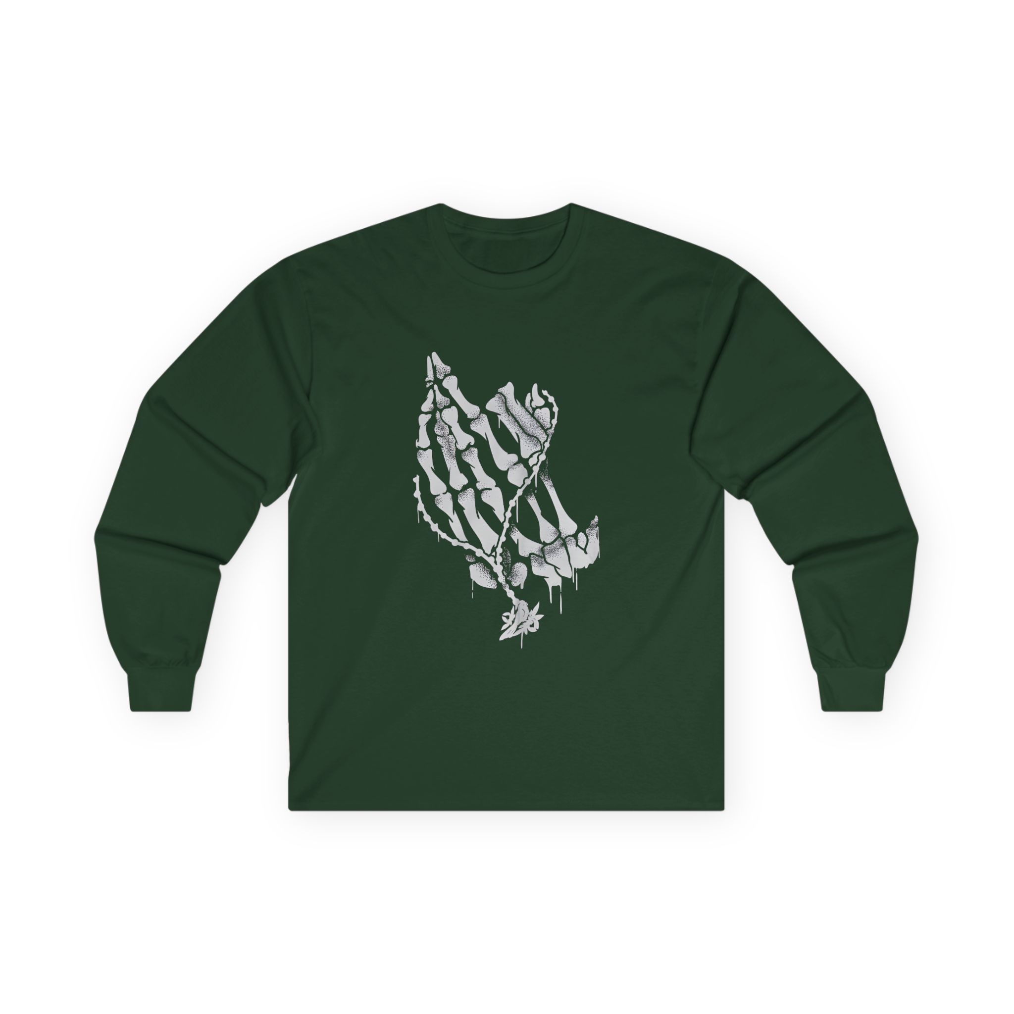 Bayside Praying Hands Unisex Ultra Cotton Long Sleeve Tee