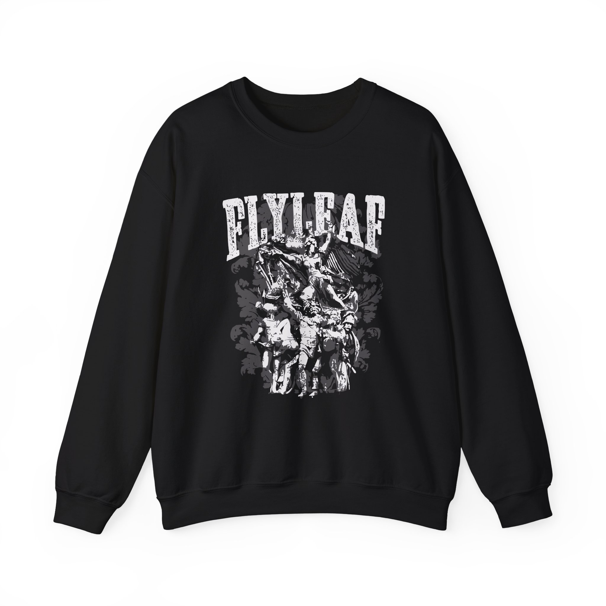 Flyleaf Carved Statues Unisex Heavy Blendâ„¢ Crewneck Sweatshirt