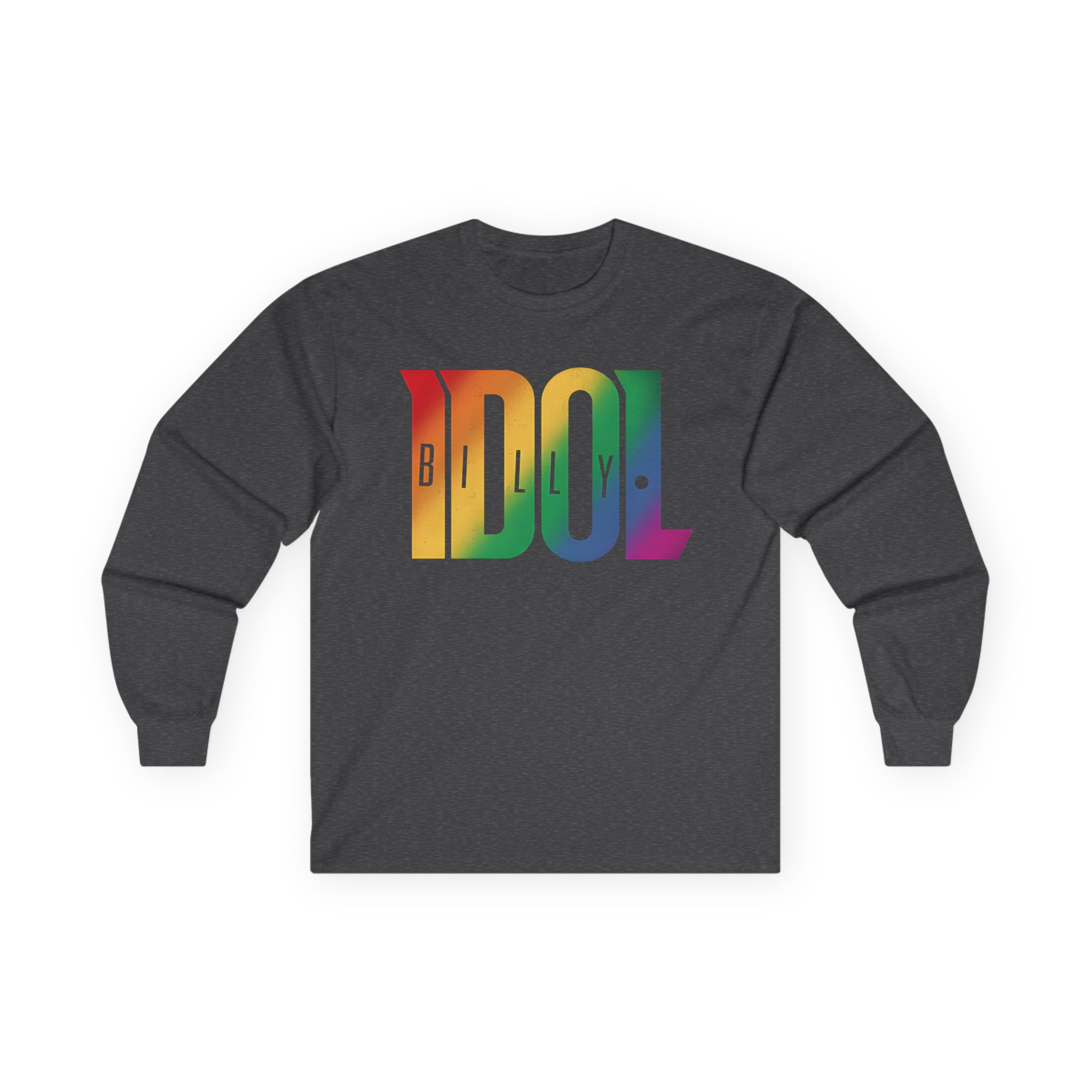 Billy Idol Black Rainbow Logo Unisex Ultra Cotton Long Sleeve Tee
