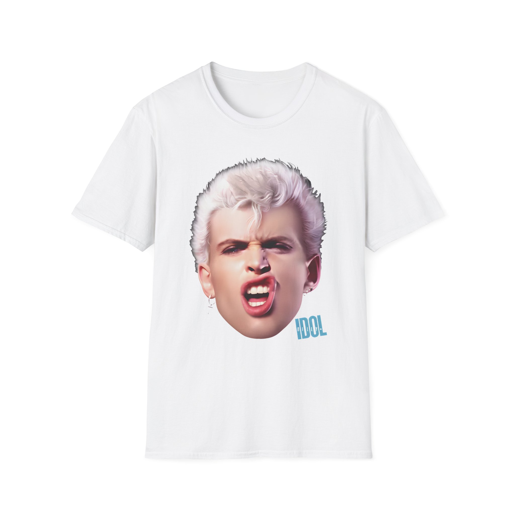 Billy Idol Billy Smirk Unisex Softstyle T-Shirt