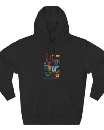 TW Collage Three-Panel Fleece Hoodie