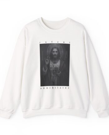 Infant Annihilator Jesus Unisex Heavy Blend™ Crewneck Sweatshirt