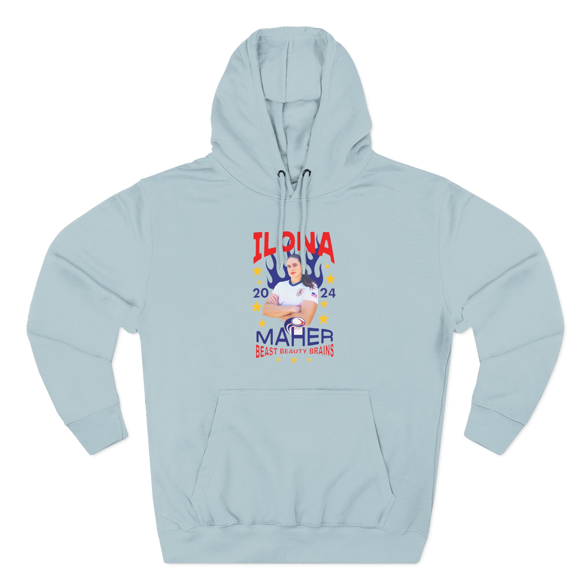 Ilona Maher Spangled Banner Three-Panel Fleece Hoodie
