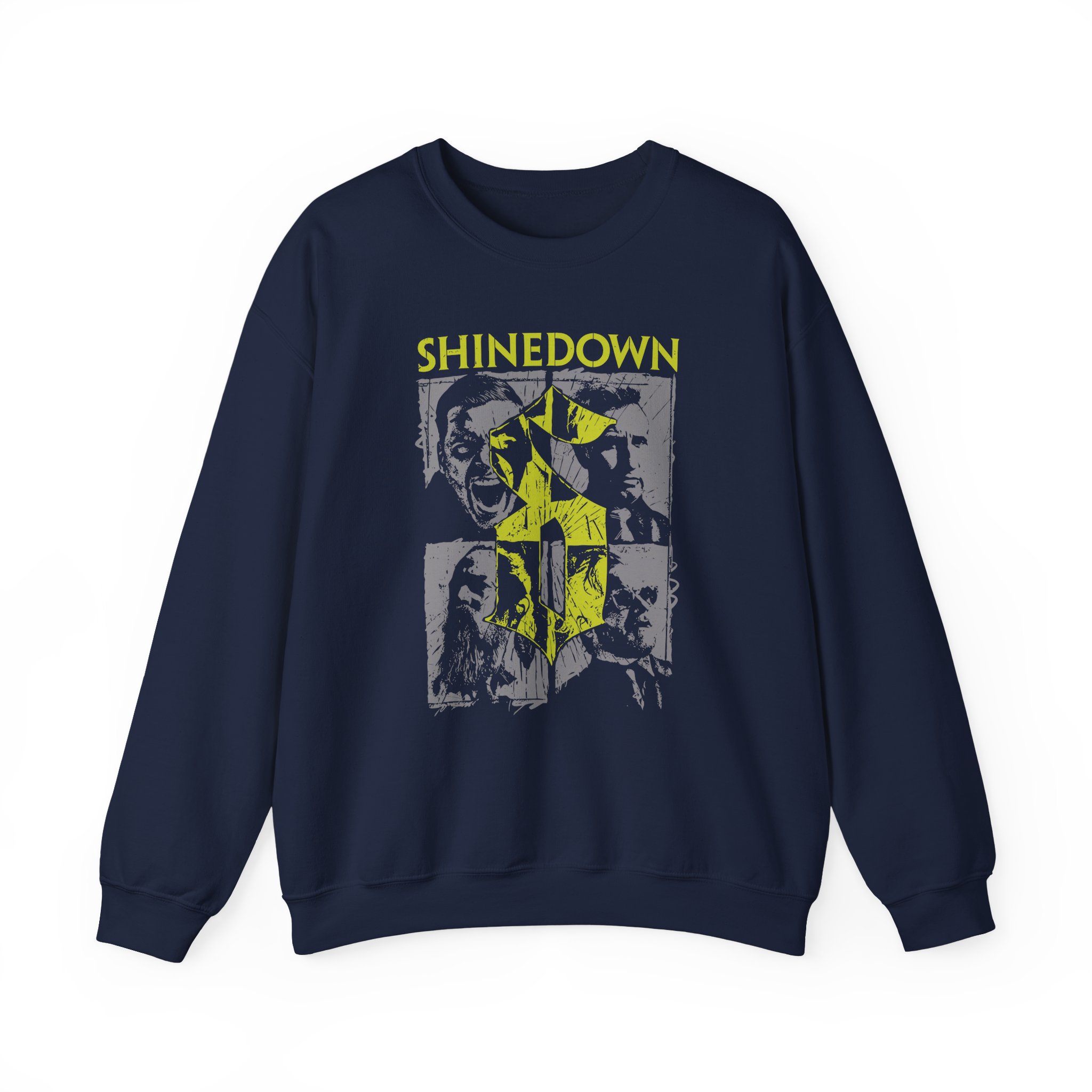 Shinedown Women's Photo Unisex Heavy Blendâ„¢ Crewneck Sweatshirt