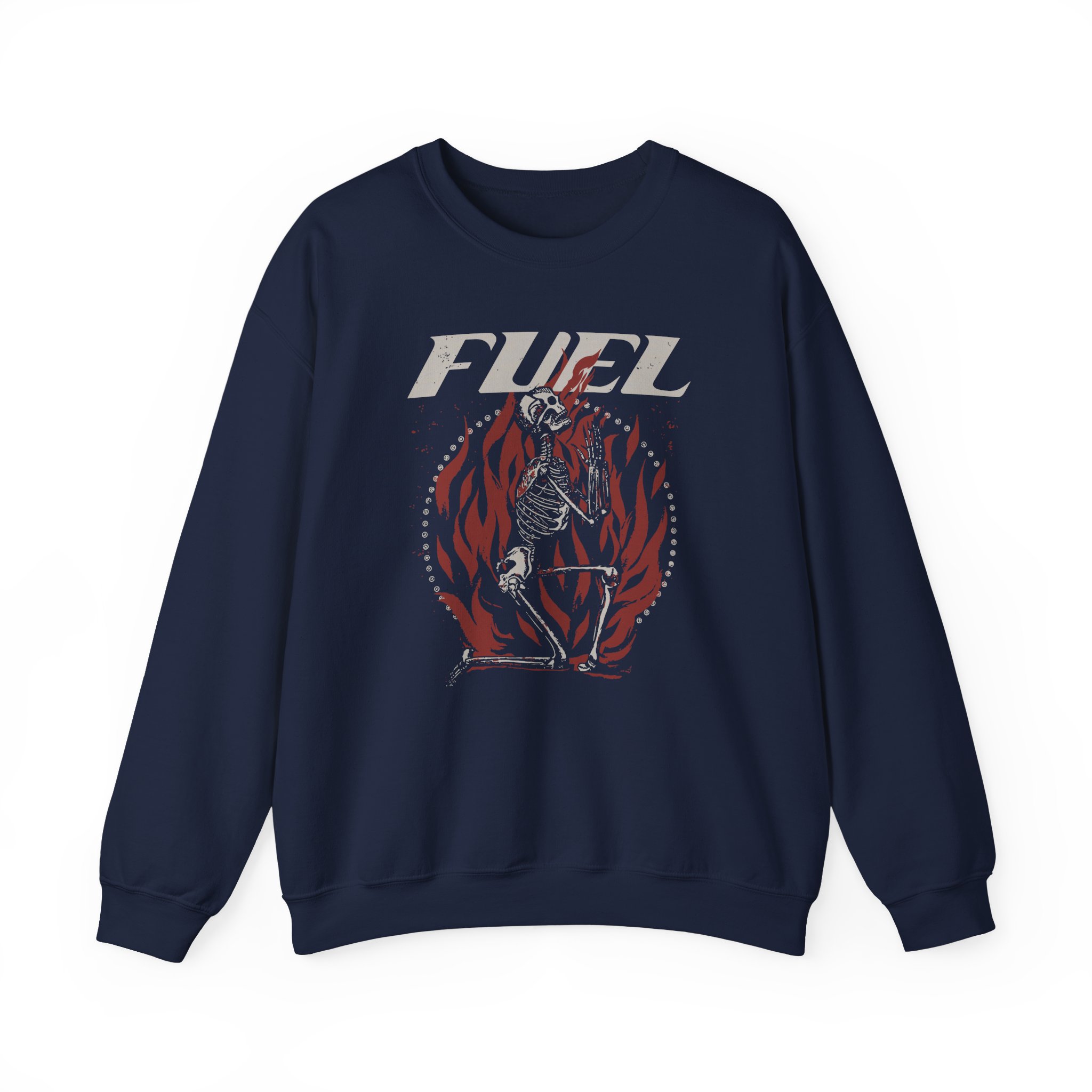 Fuel Camo "Flame Prayer" Unisex Heavy Blendâ„¢ Crewneck Sweatshirt