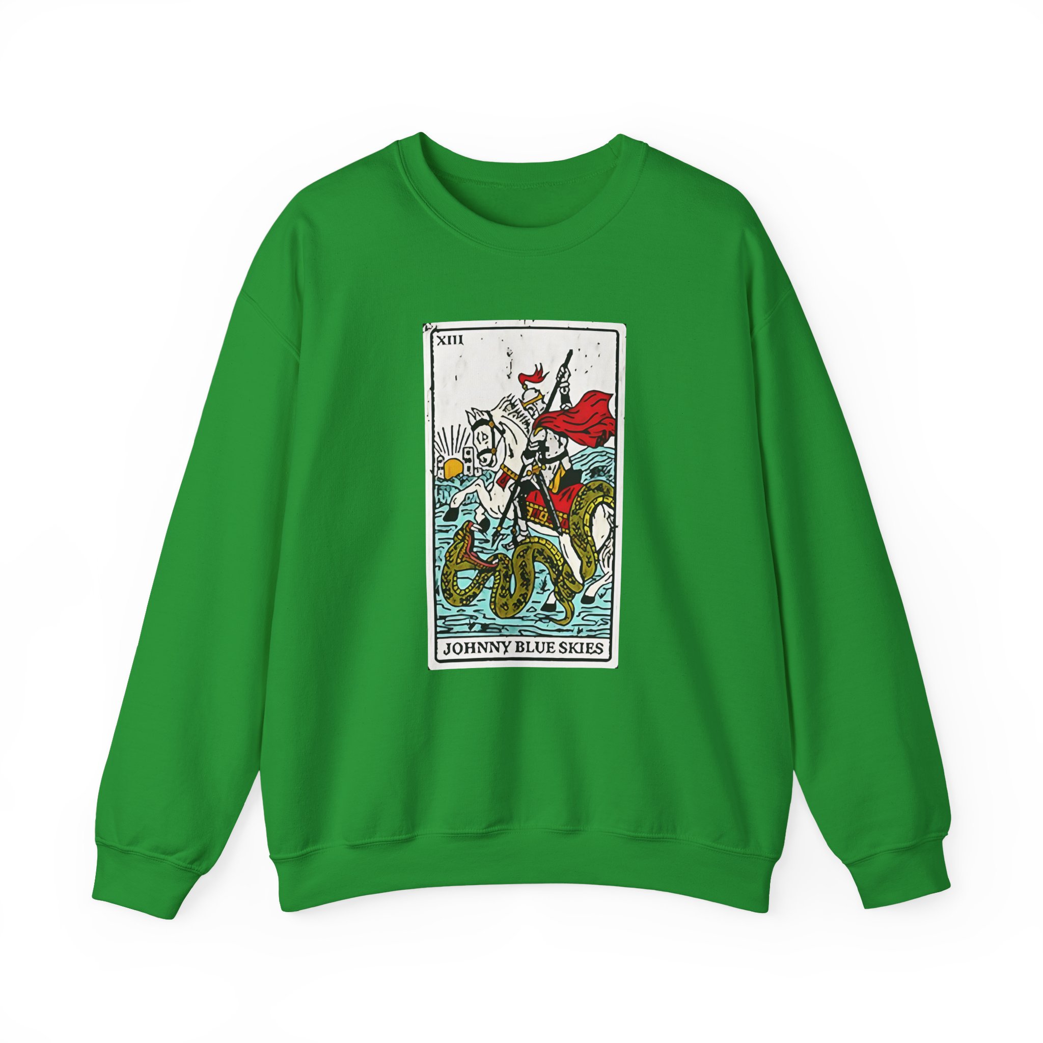 Sturgill Simpson Death Card Unisex Heavy Blendâ„¢ Crewneck Sweatshirt