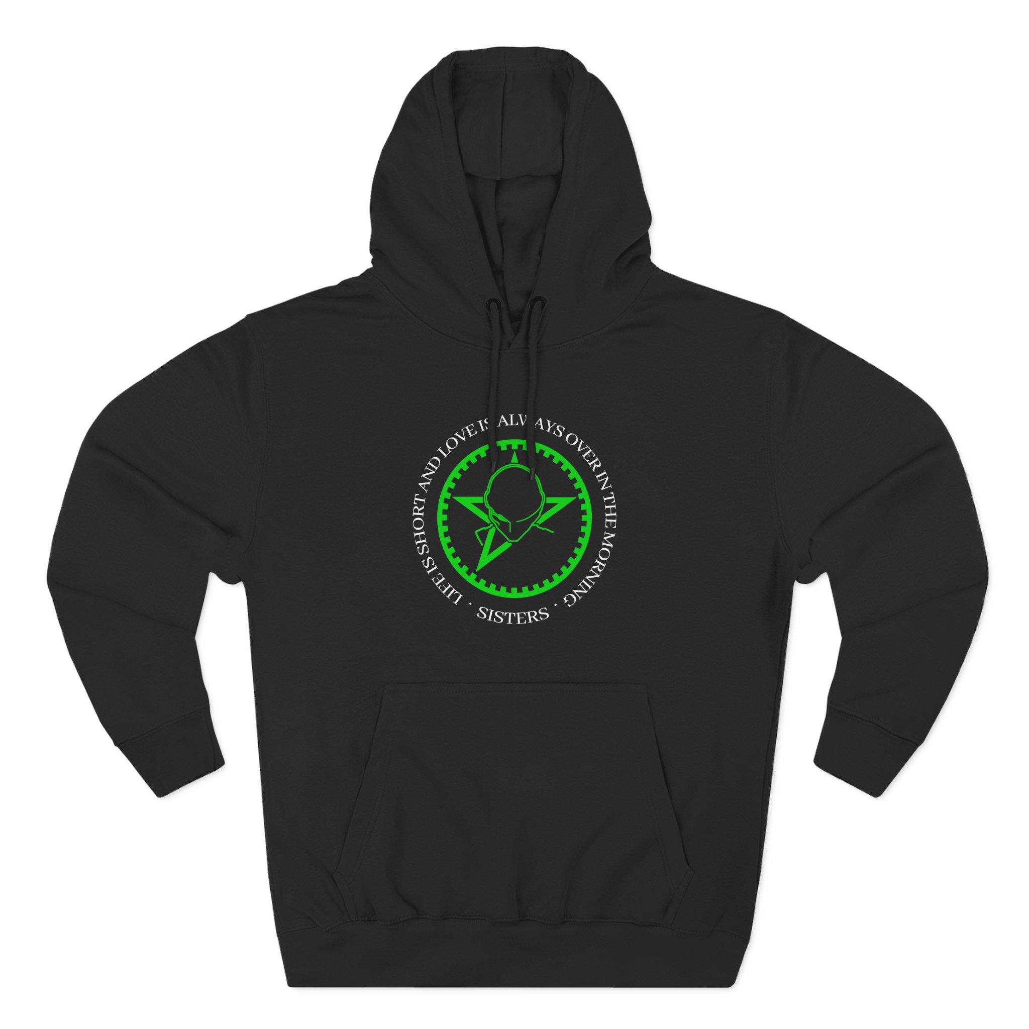 The Sisters of Mercy Life Is Short Three-Panel Fleece Hoodie