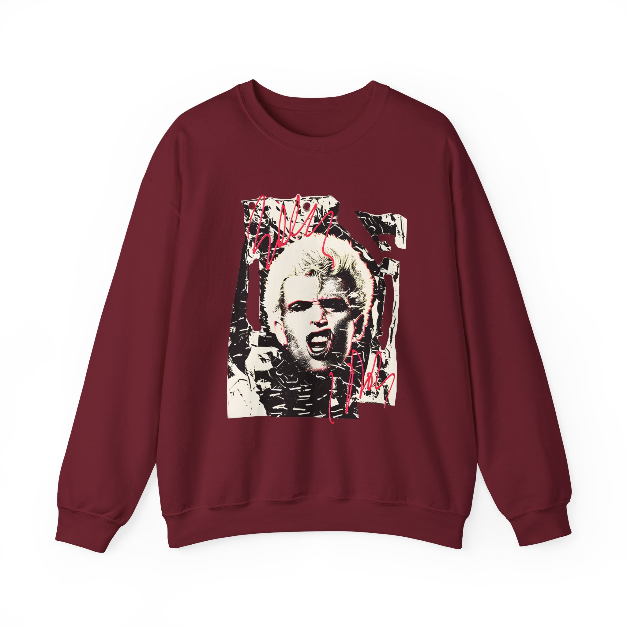 Billy Idol Shattered Photo Unisex Heavy Blendâ„¢ Crewneck Sweatshirt