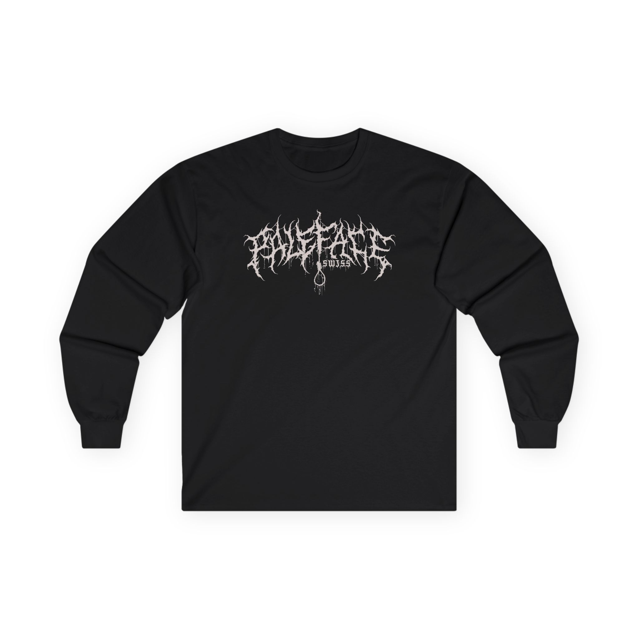Paleface Washed Out Premium Logo Unisex Ultra Cotton Long Sleeve Tee