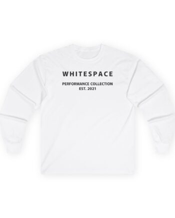 Nina Dobrev Whitepace 3d Logo Unisex Ultra Cotton Long Sleeve Tee