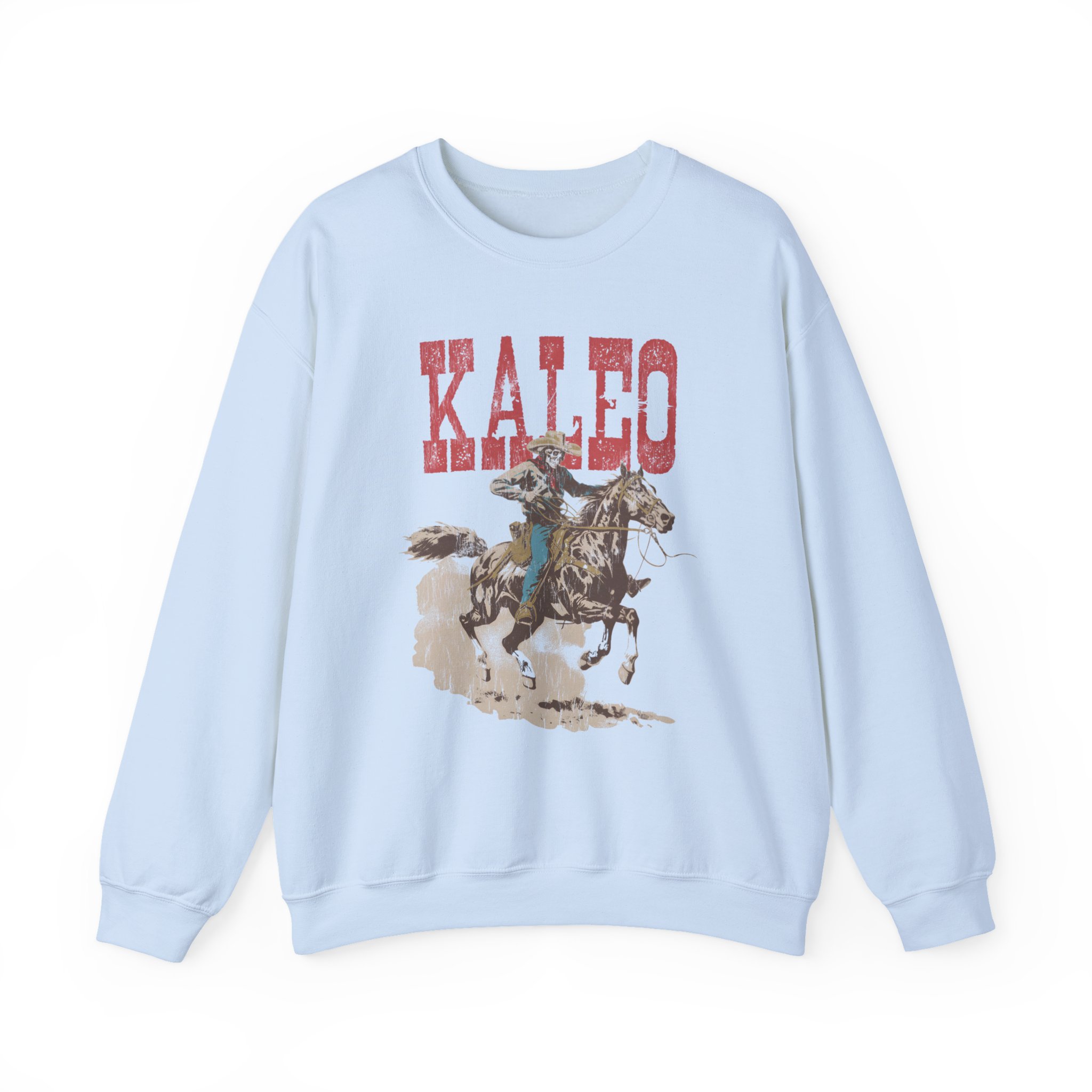 Kaleo Horse Racing Skeleton Unisex Heavy Blendâ„¢ Crewneck Sweatshirt