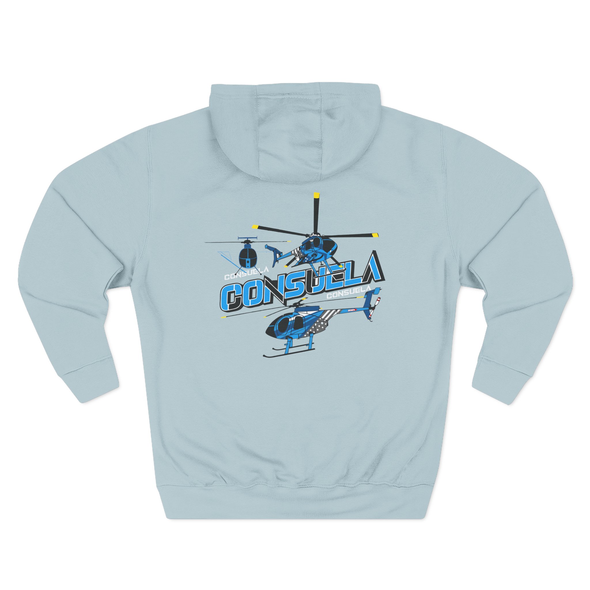 Cleetus Mcfarland Cleetus Consuela Helicopter Three-Panel Fleece Hoodie