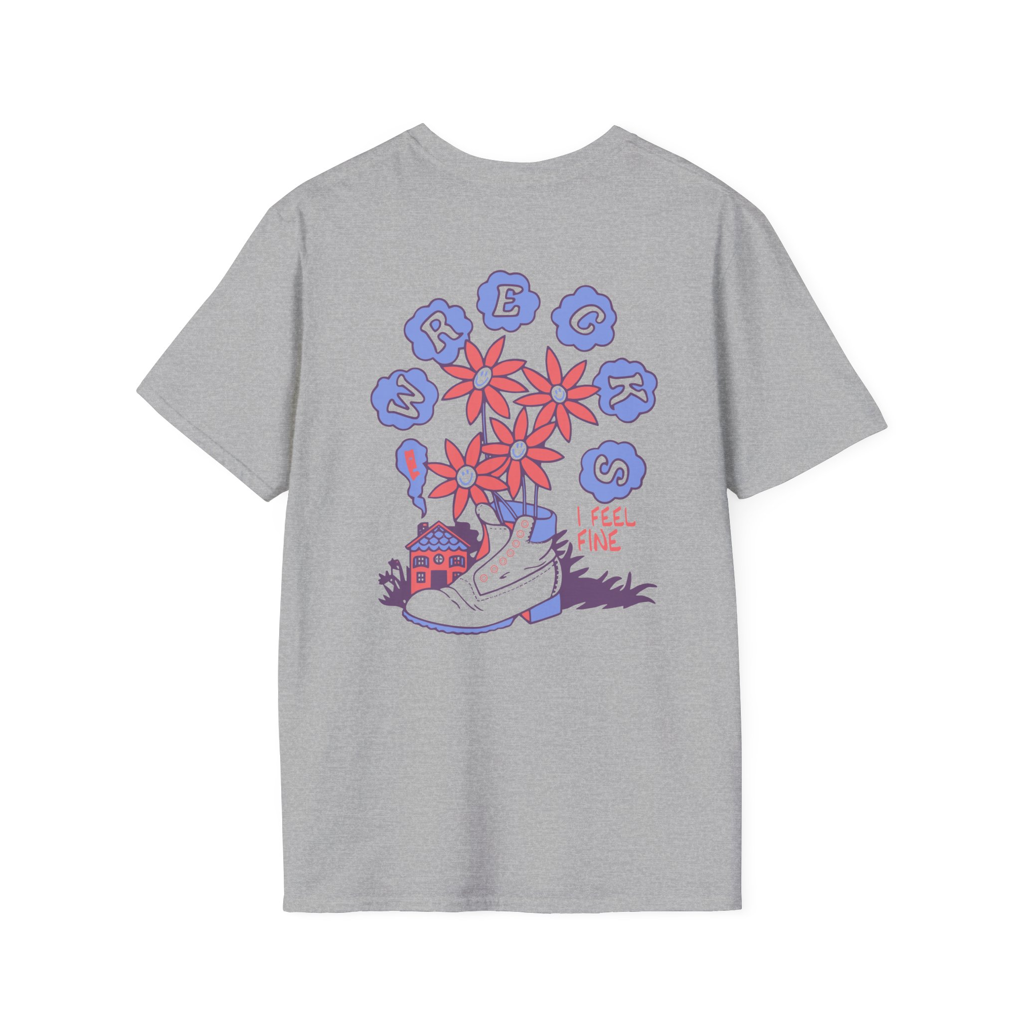 The Wrecks Floral Unisex Softstyle T-Shirt