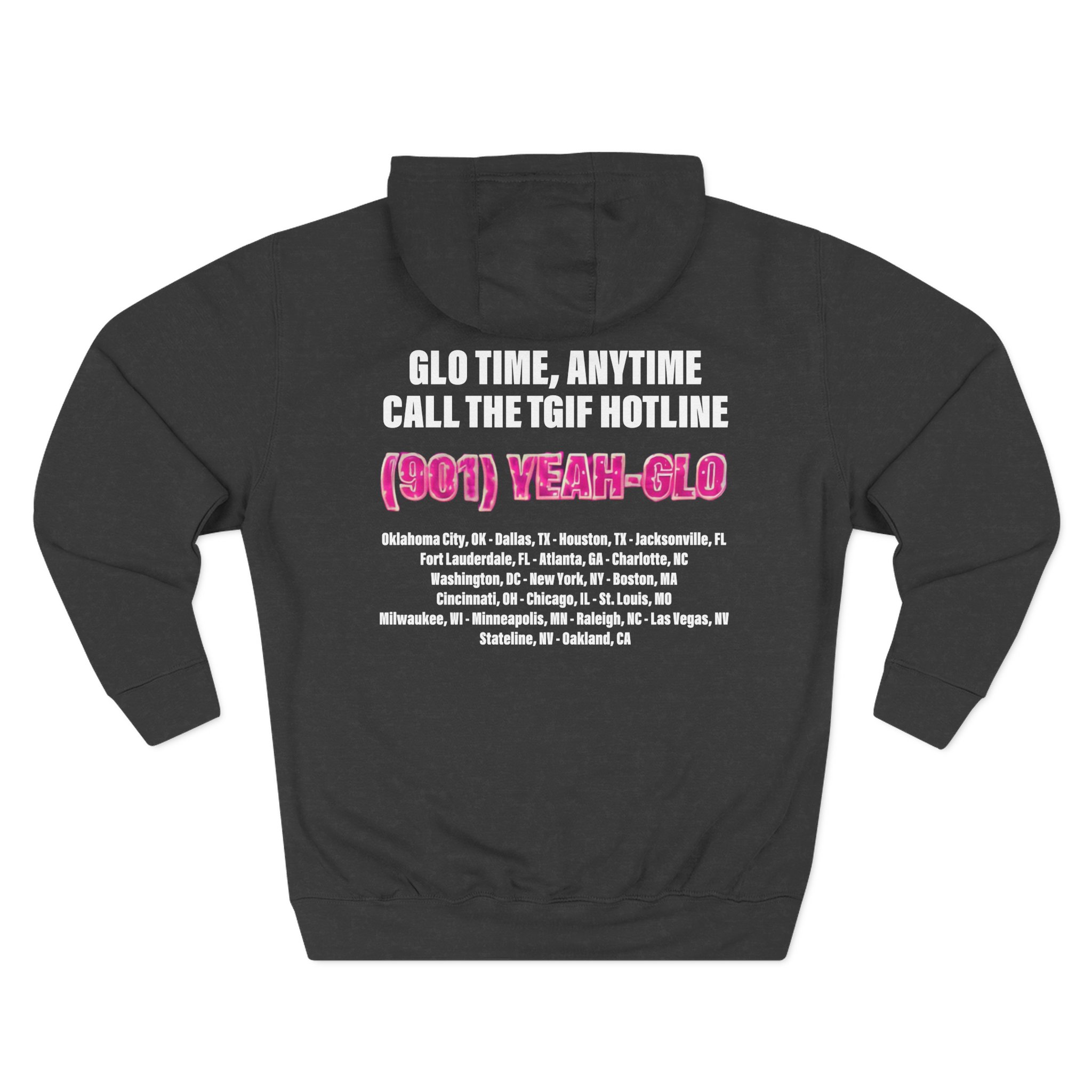 Glorilla Glorious Tour Glotorola Three-Panel Fleece Hoodie