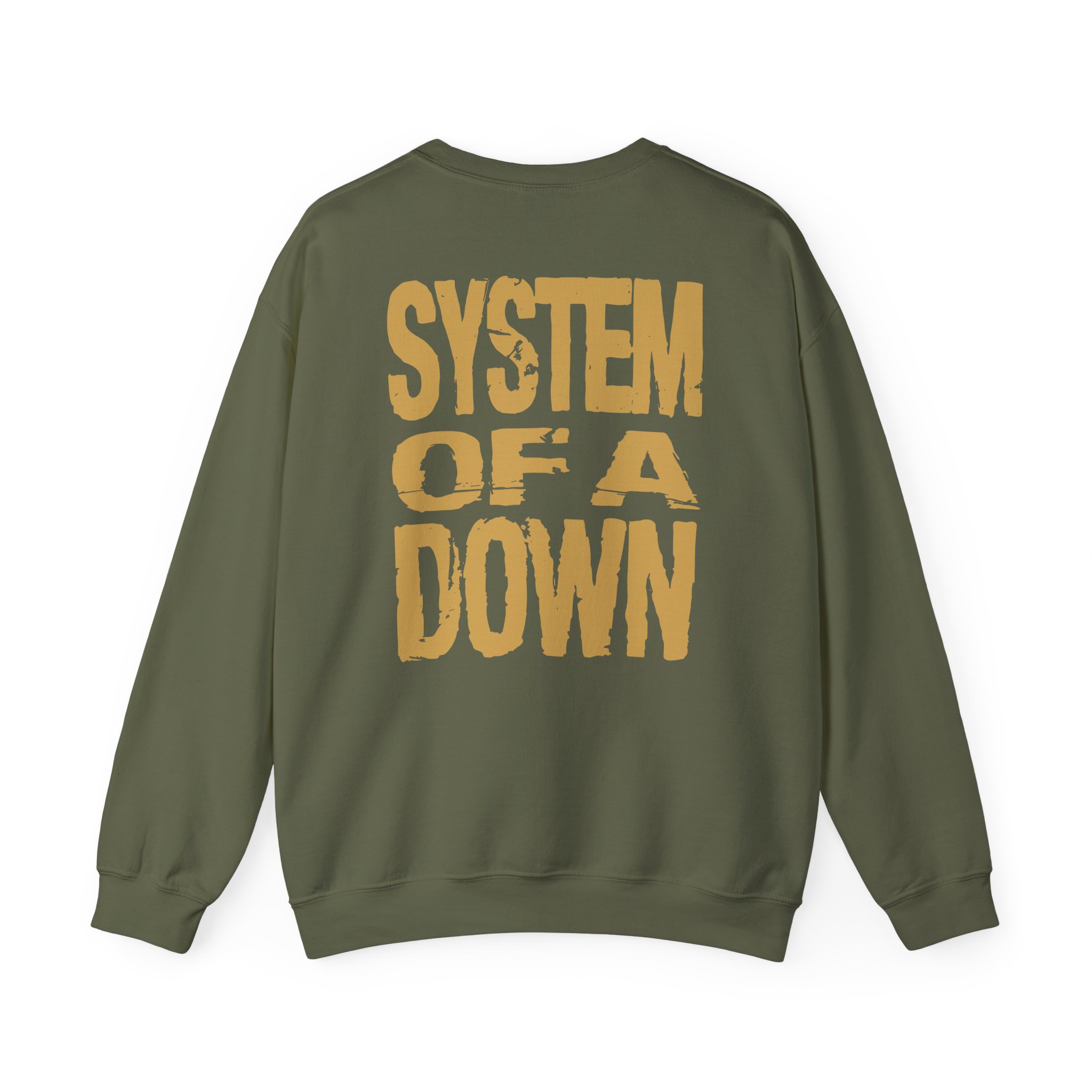 System of a Down Gold Hand Unisex Heavy Blendâ„¢ Crewneck Sweatshirt