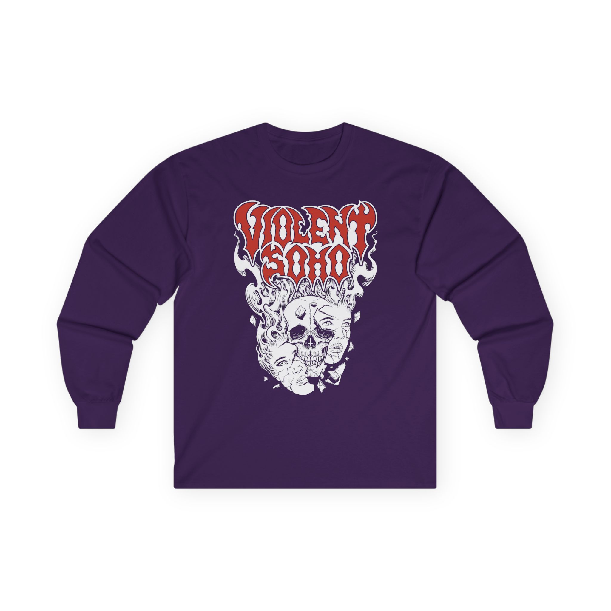 Violent Soho Murdoch Skull Unisex Ultra Cotton Long Sleeve Tee