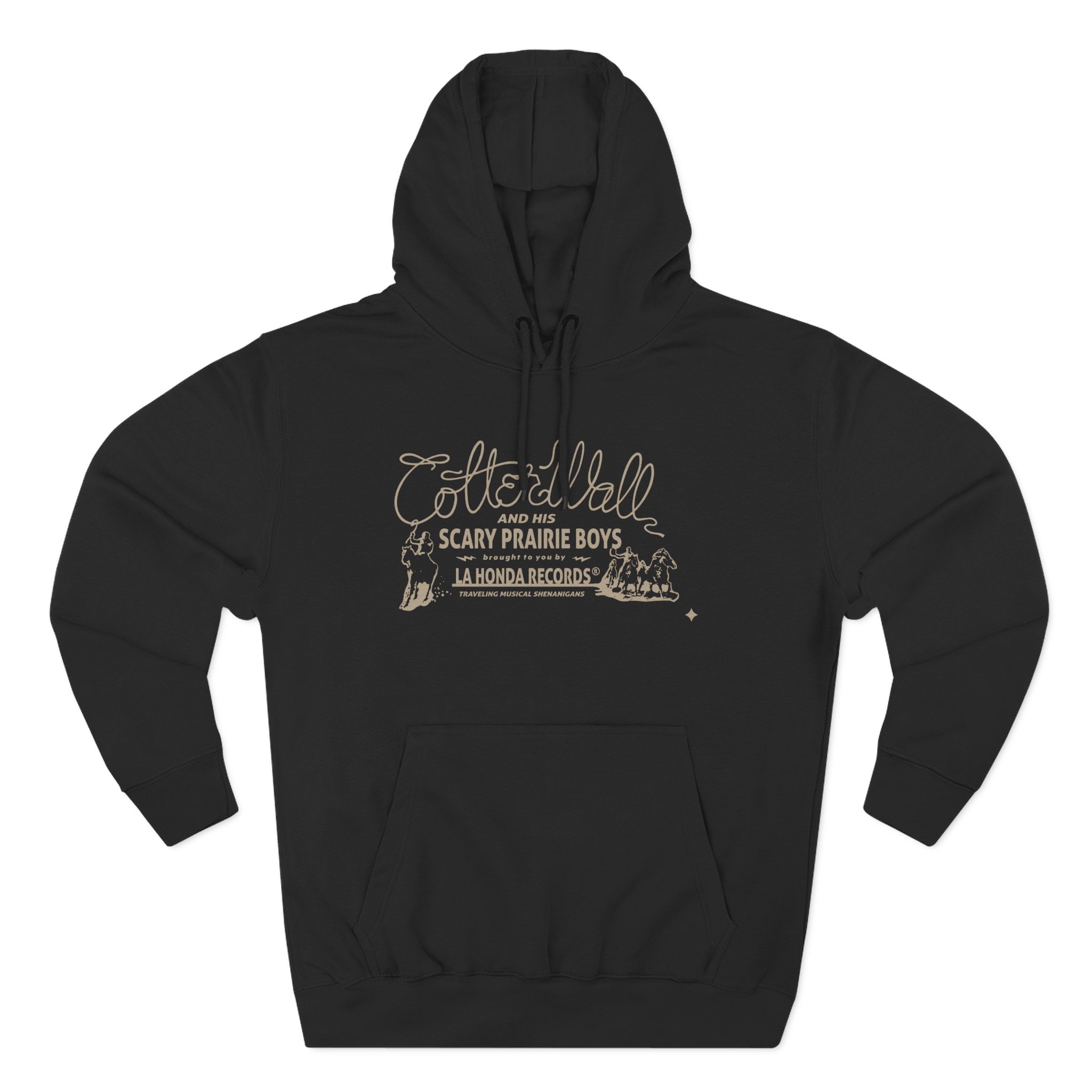 Colter Wall & His Scary Prairie Boys Three-Panel Fleece Hoodie