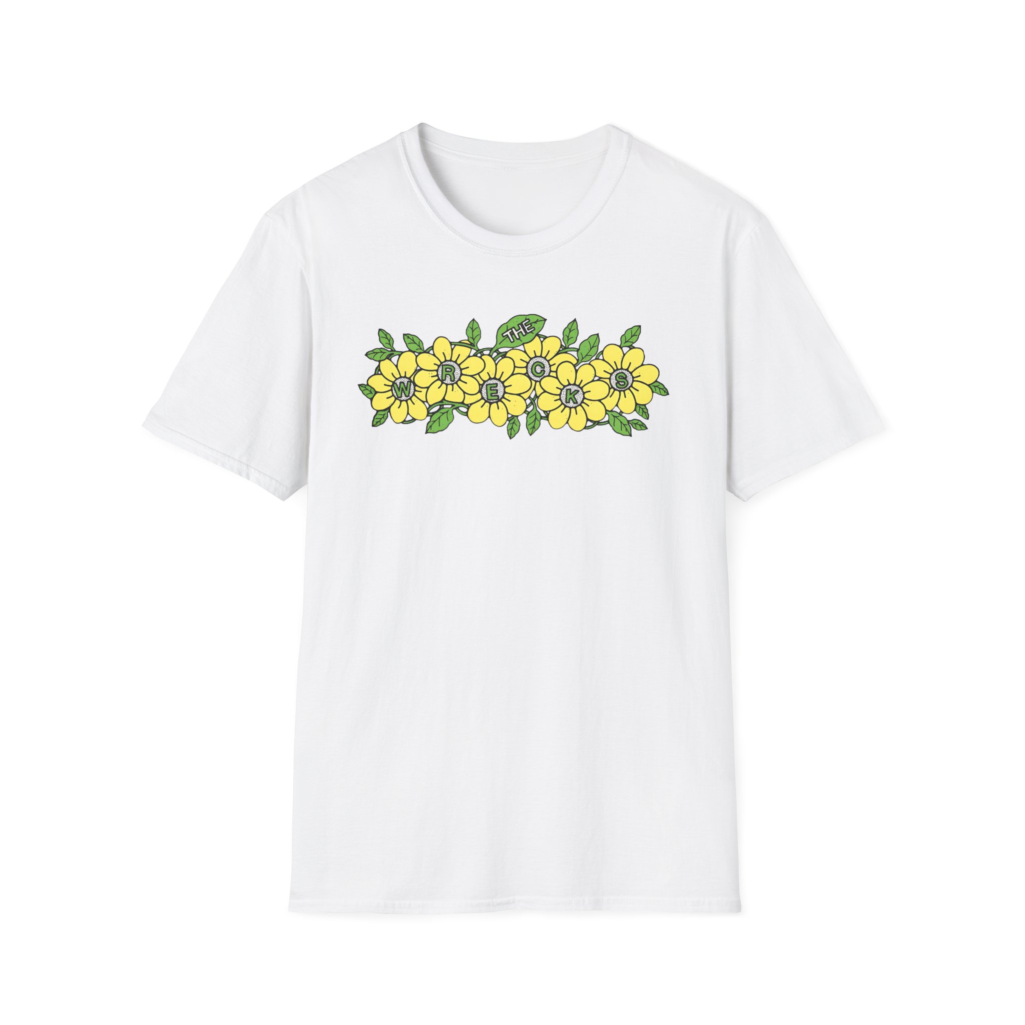 The Wrecks Flower Unisex Softstyle T-Shirt