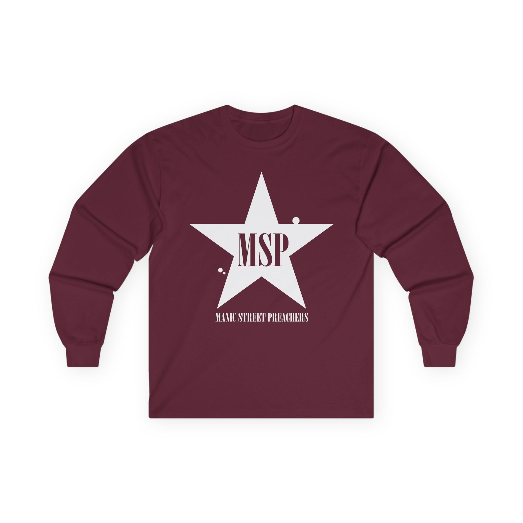 Manic Street Preachers Distressed Star Unisex Ultra Cotton Long Sleeve Tee