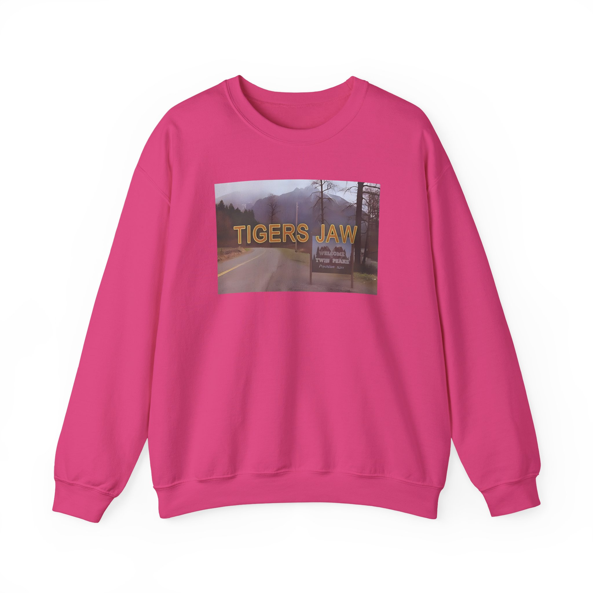 Tigers Jaw Twin Peaks Unisex Heavy Blendâ„¢ Crewneck Sweatshirt
