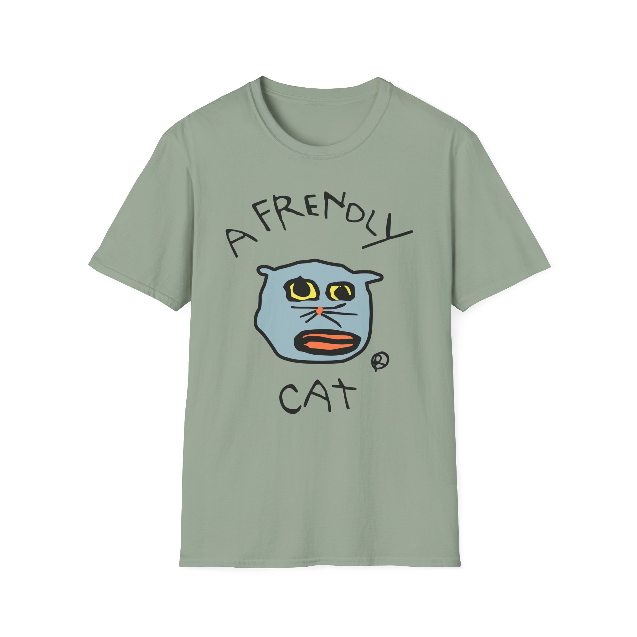 Lirik Just a Frendly Cat Unisex Softstyle T-Shirt