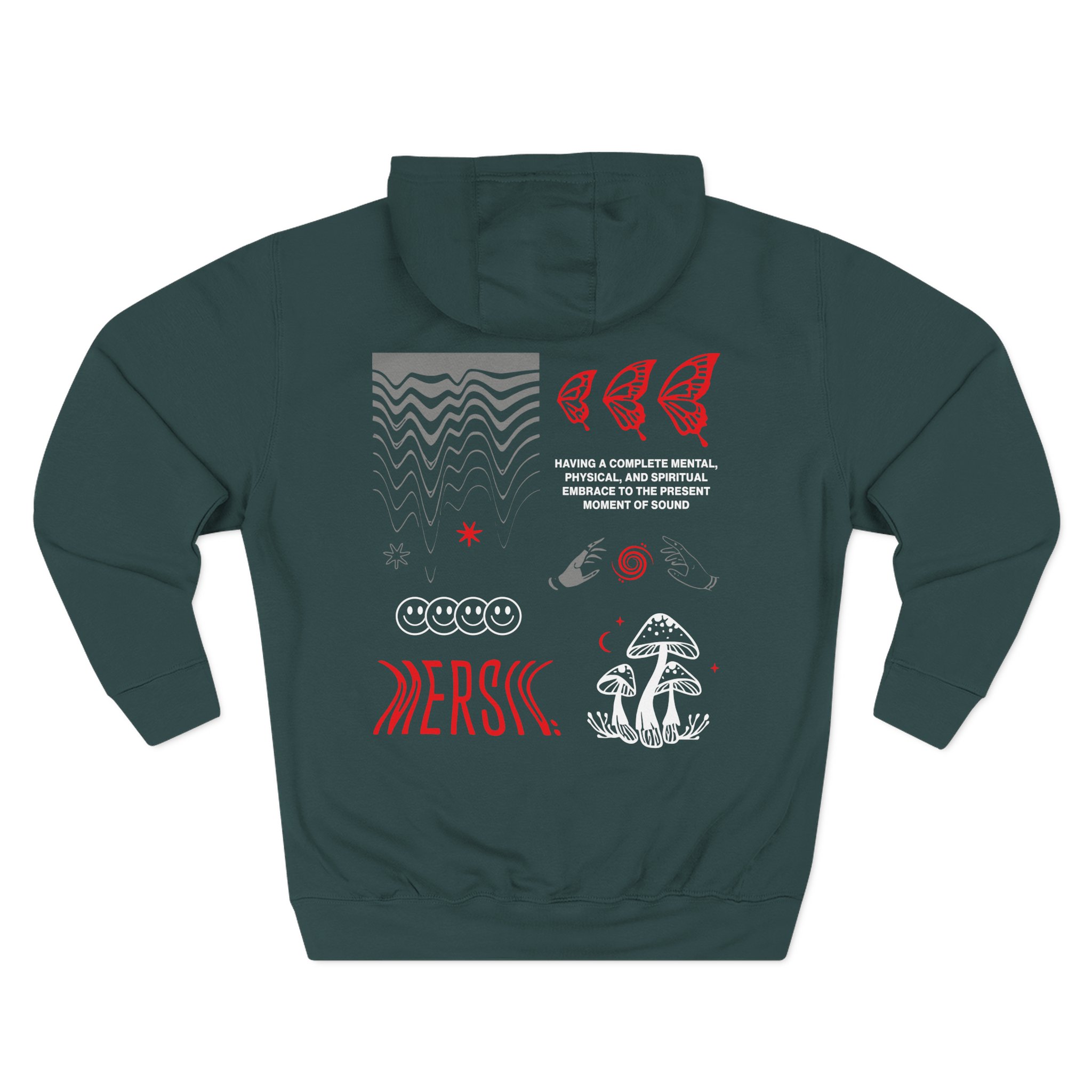 Mersiv Atl Three-Panel Fleece Hoodie