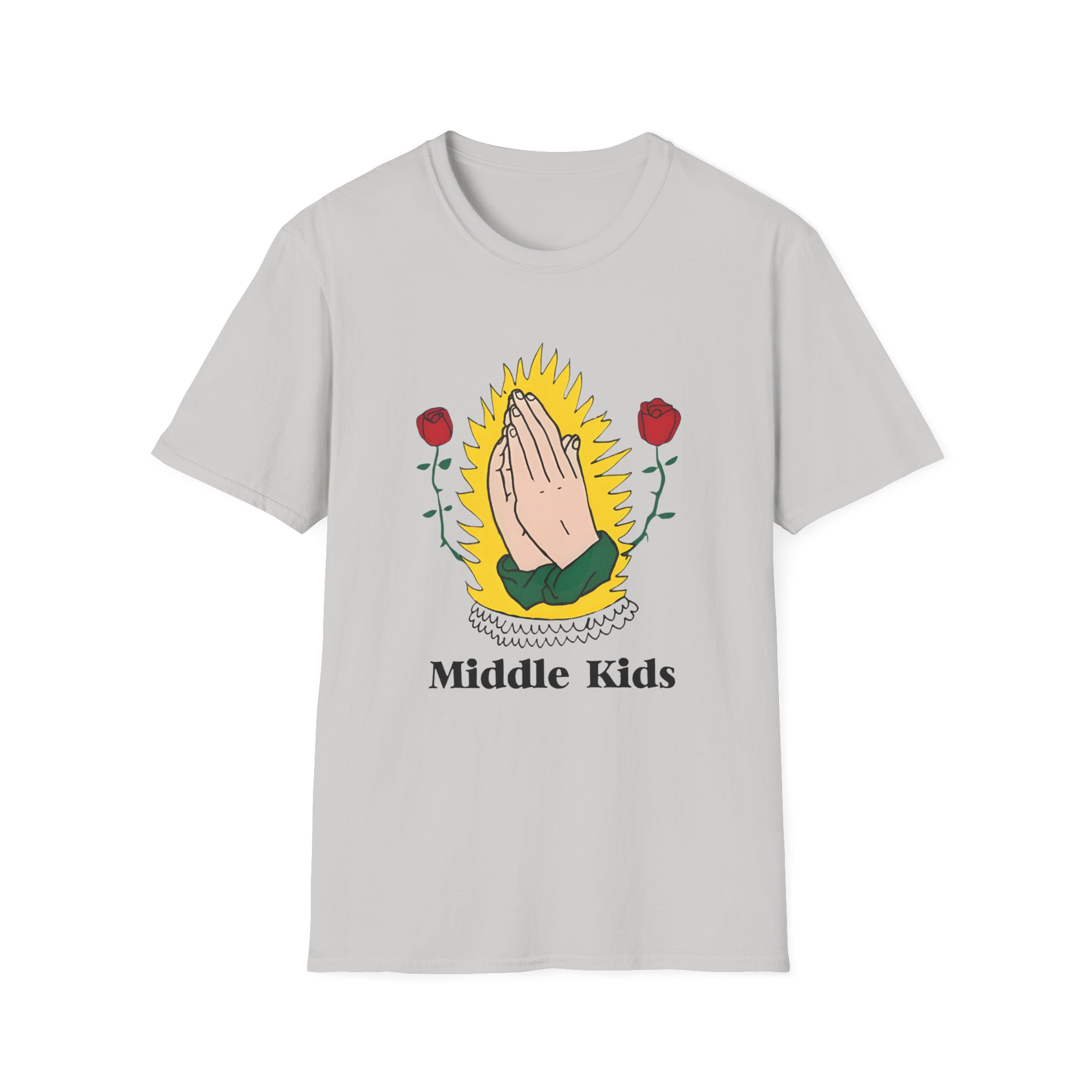 Middle Kids Praying Hands Unisex Softstyle T-Shirt