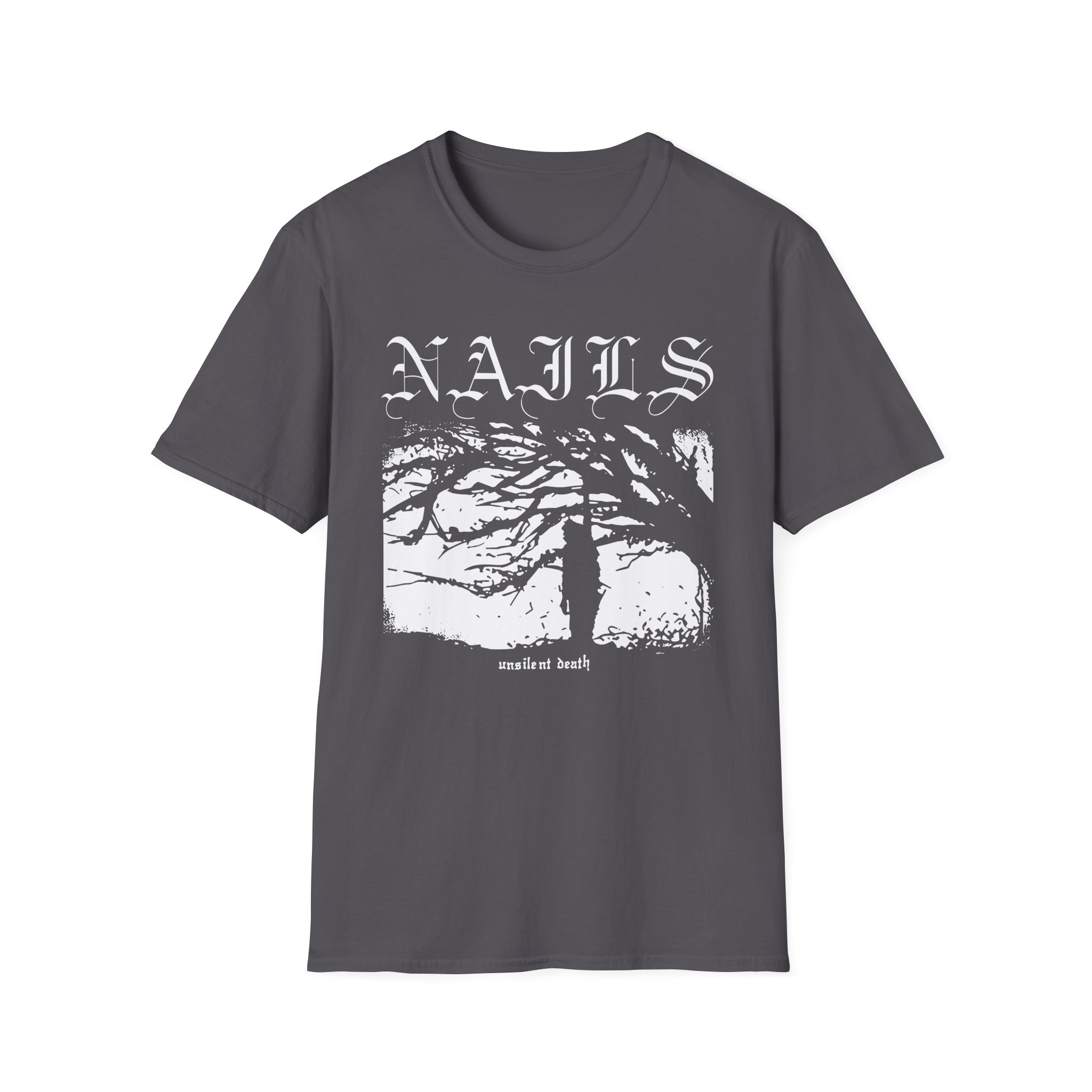 Nails Unsilent Death Unisex Softstyle T-Shirt