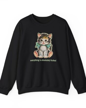 Paleface Cursed Cat Unisex Heavy Blend™ Crewneck Sweatshirt