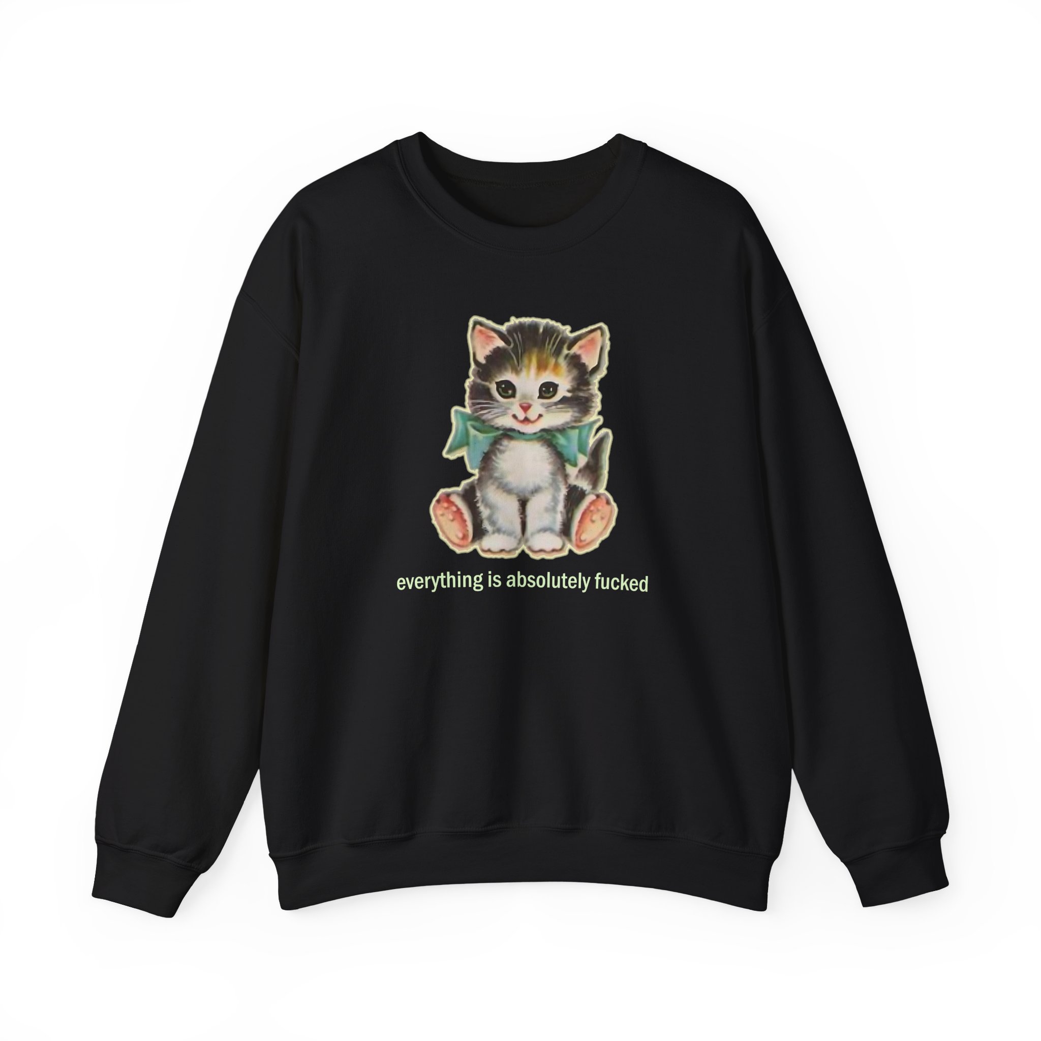 Paleface Cursed Cat Unisex Heavy Blendâ„¢ Crewneck Sweatshirt