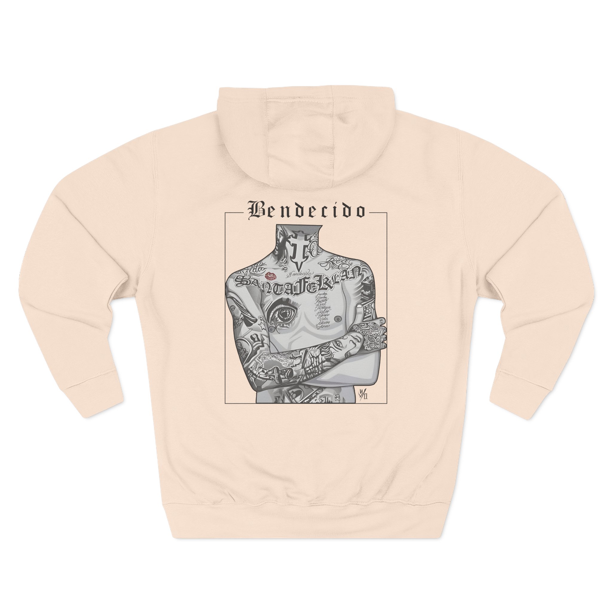 Santa Fe Klan Three-Panel Fleece Hoodie